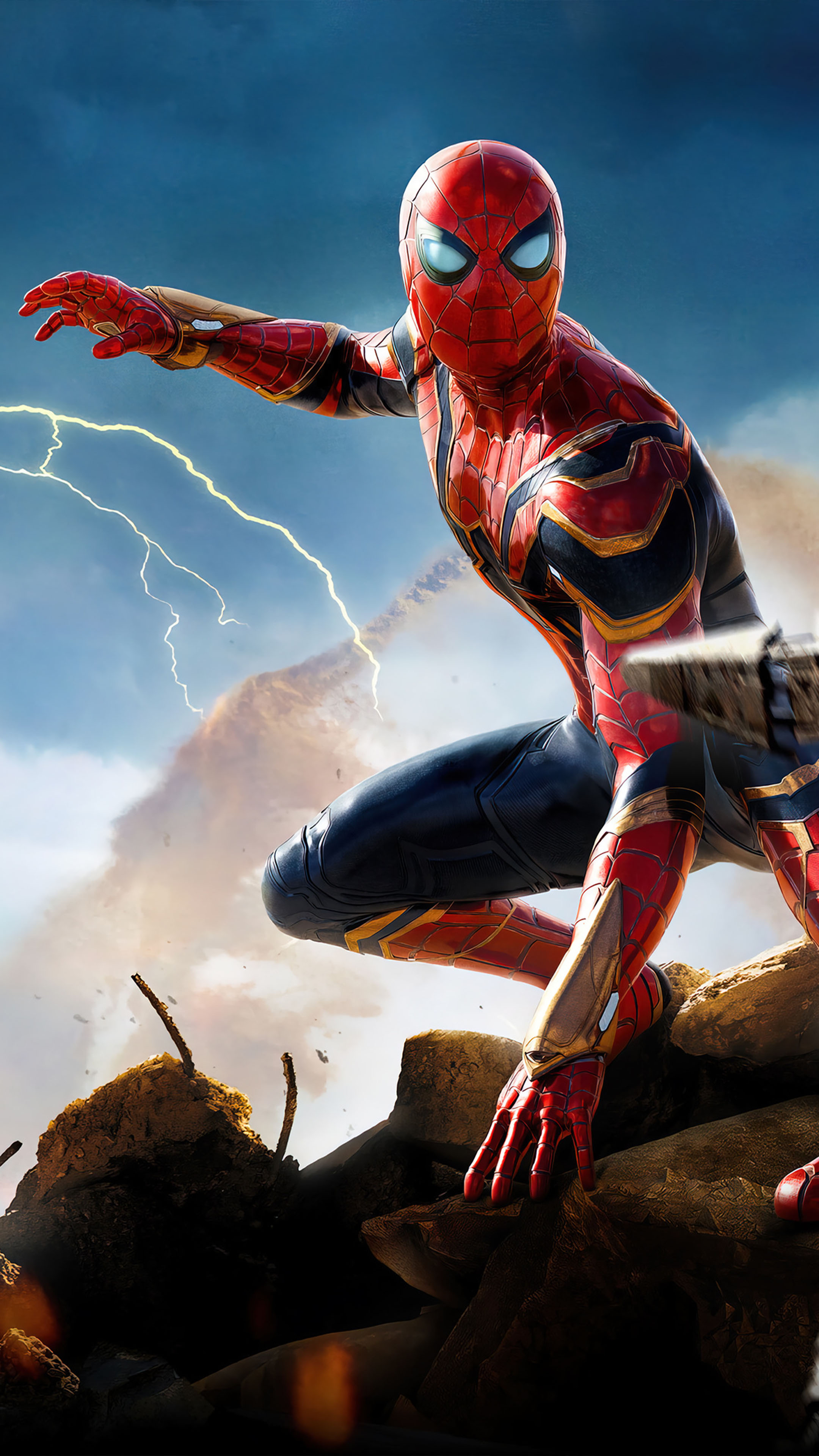 2160x3840 Spider Man Thunder In No Way Home 4K Ultra HD Mobile Wallpaper, Phone