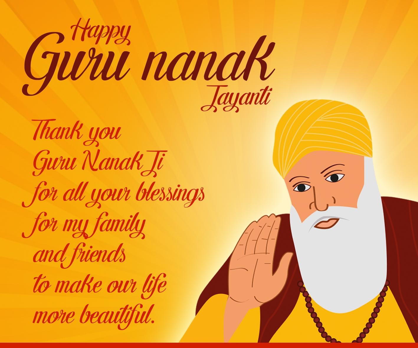 1420x1190 Happy Guru Nanak Jayanti 2019, Desktop