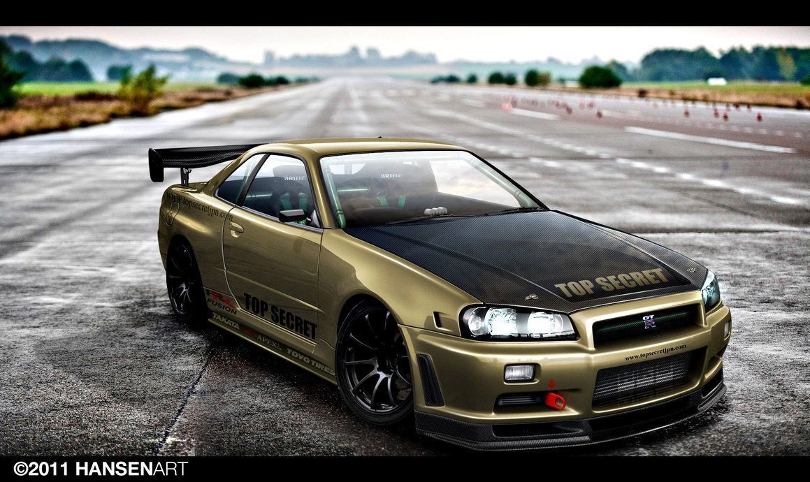 1160x690 Nissan Skyline GTR R34 Wallpaper, Desktop