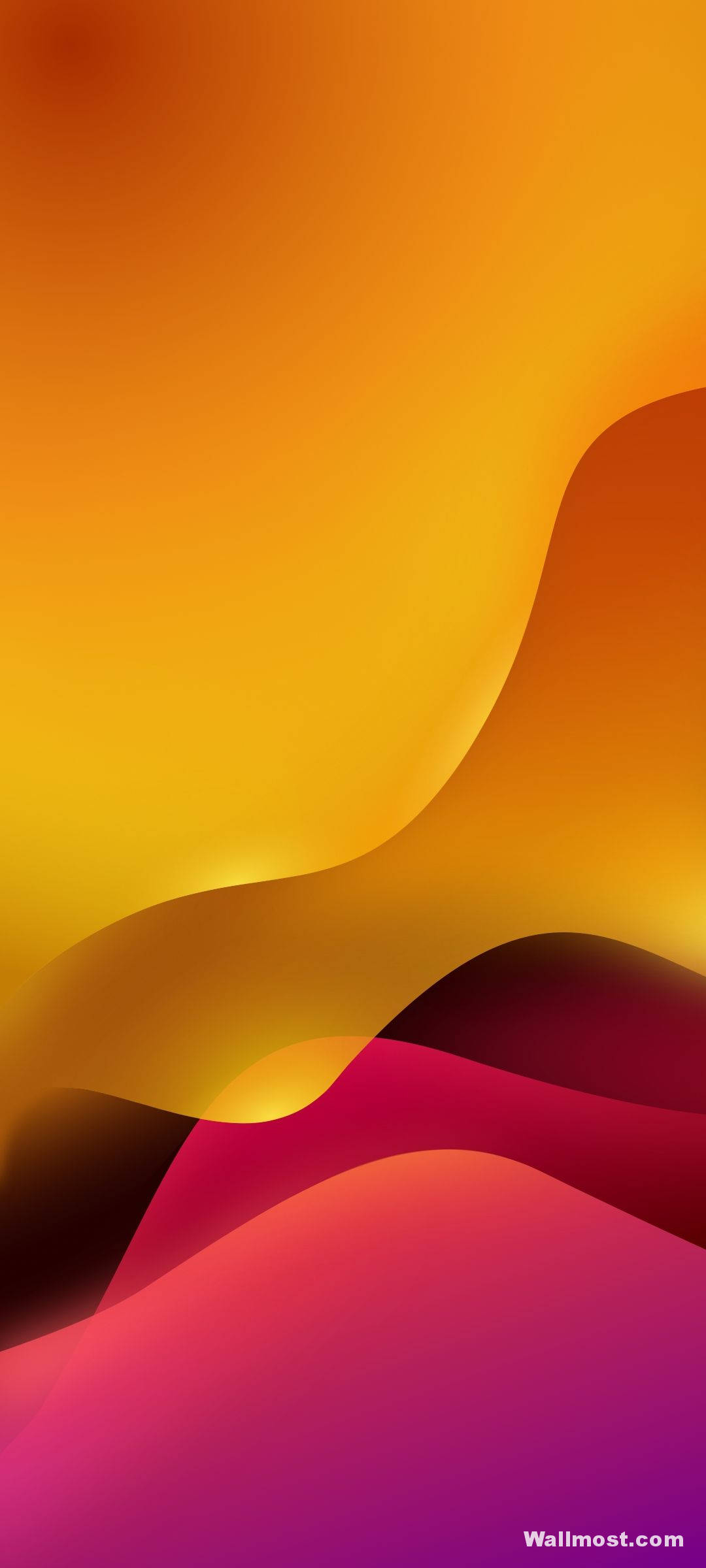 1080x2400 Download Realme 7 Yellow And Pink Abstract Wallpaper, Phone