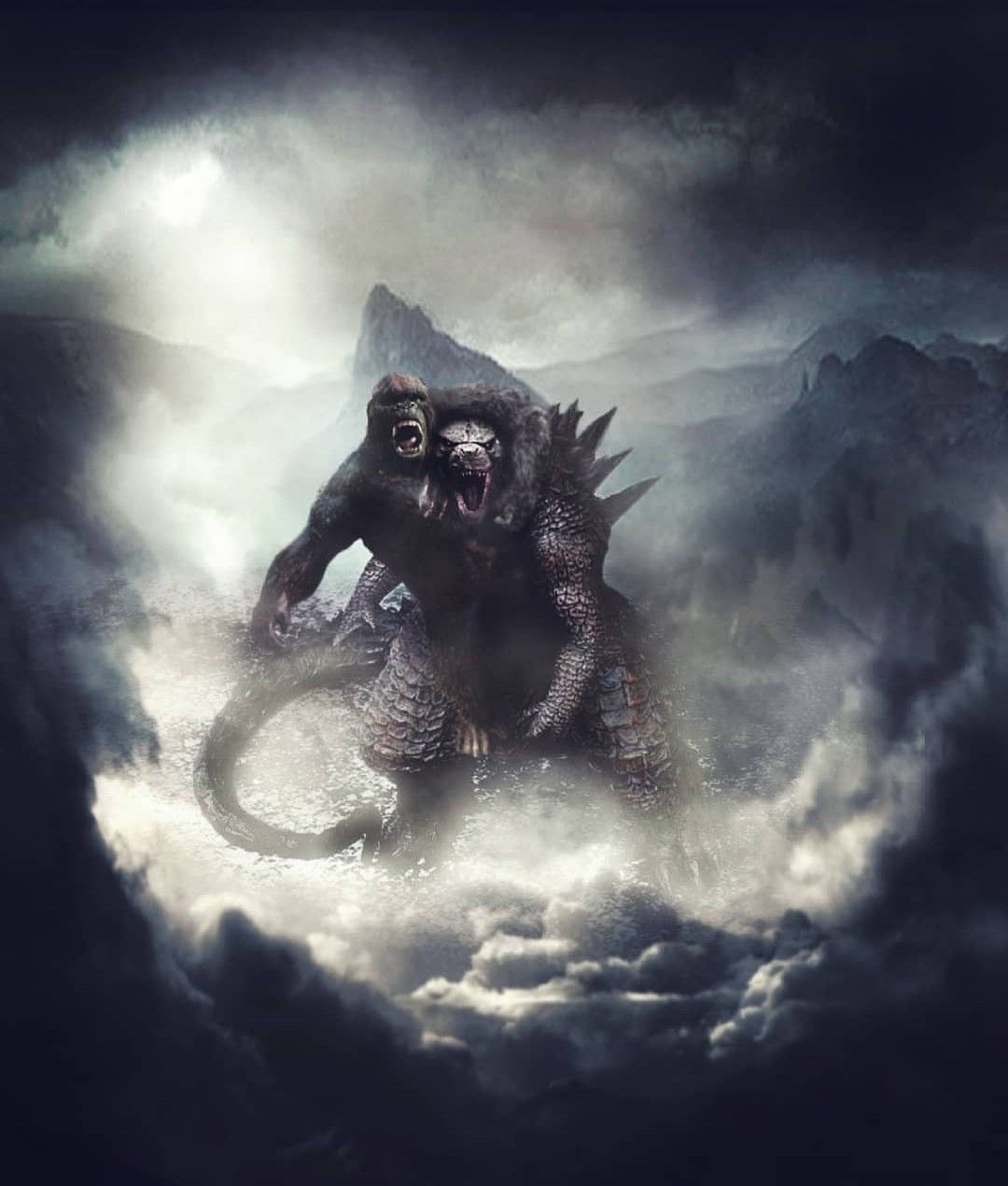 1080x1270 Godzilla vs Kong. All godzilla monsters, Kaiju, Phone