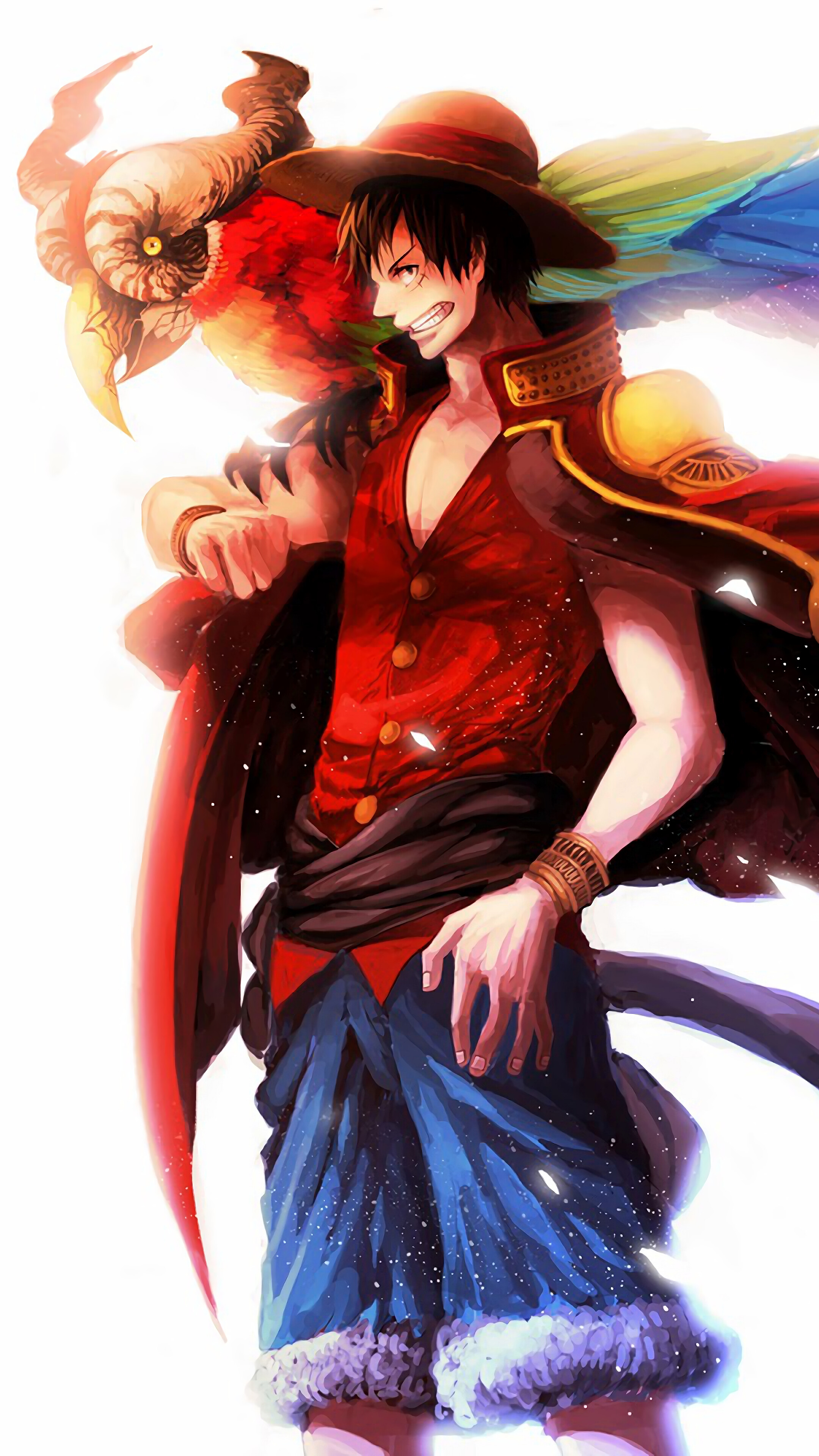 2160x3840 Luffy, Pirate King, One Piece, 4k Gallery HD Wallpaper, Phone