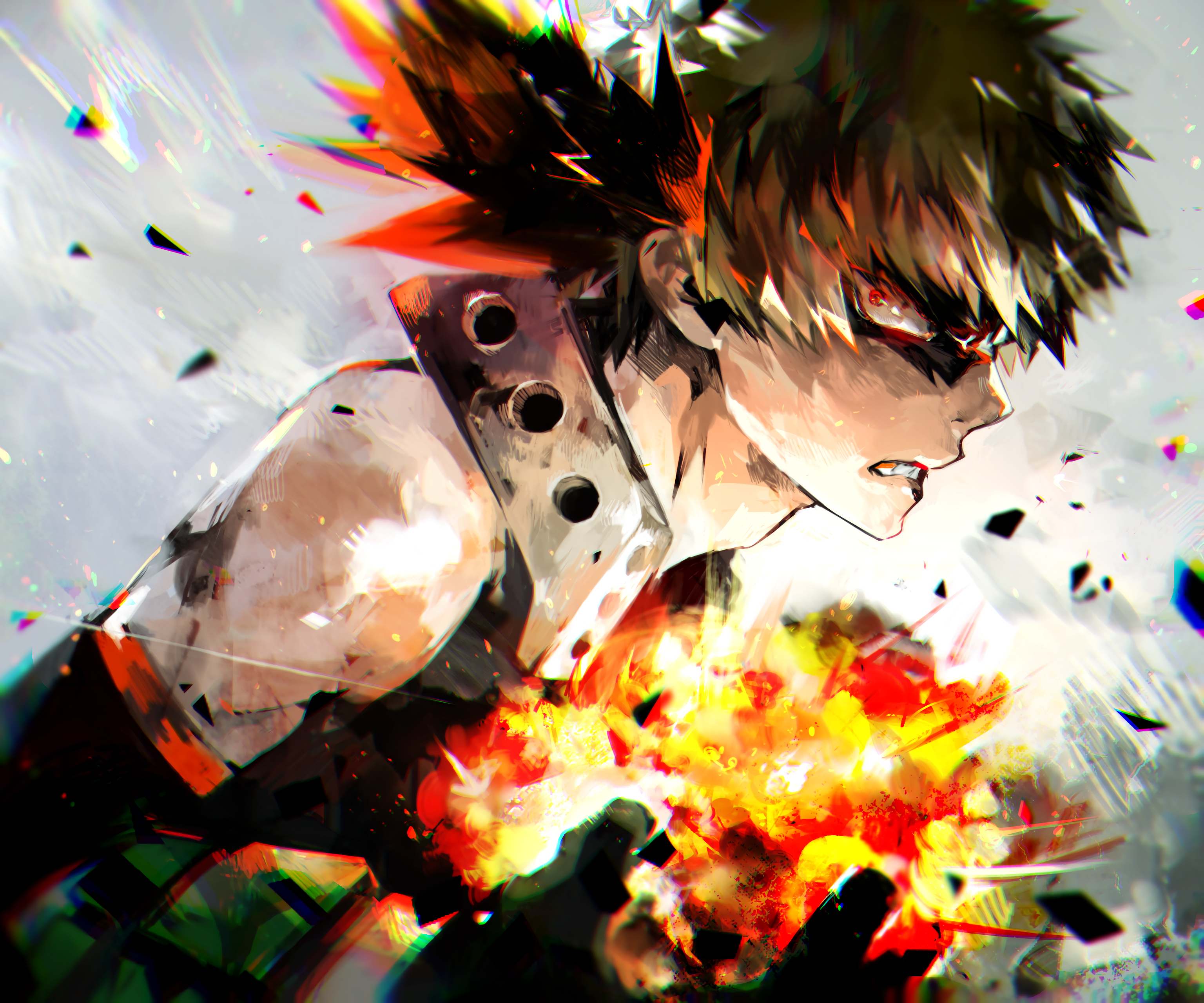 3080x2560 Katsuki Bakugou HD Wallpaper and Background, Desktop