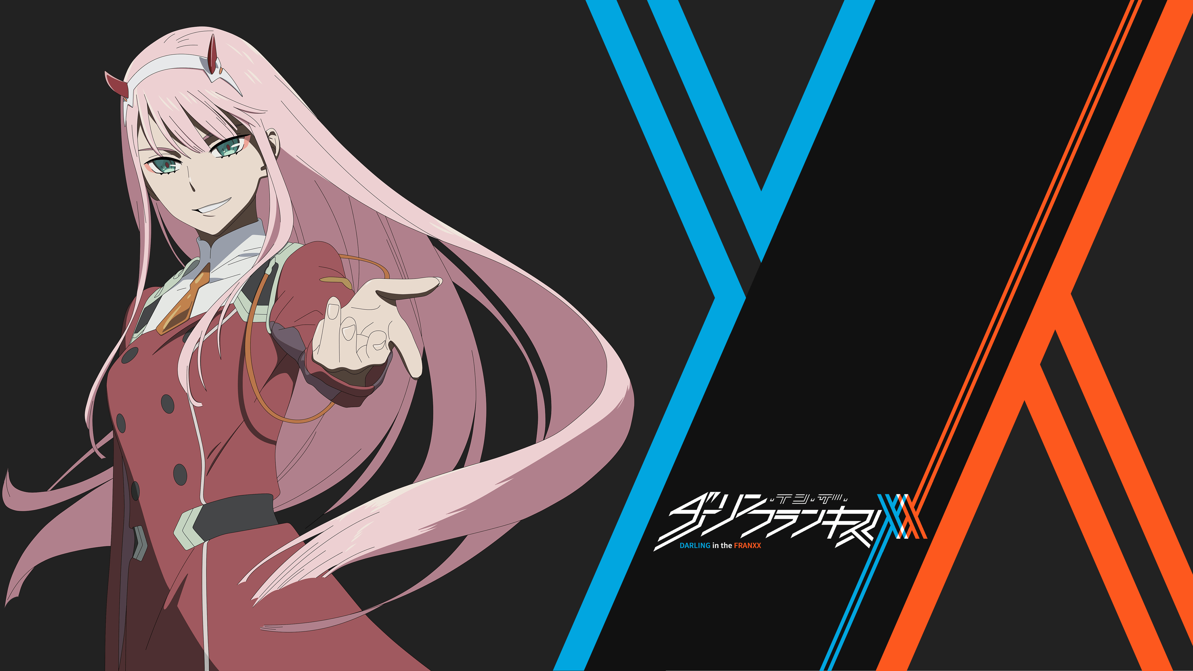 3840x2160 Zero Two Dark Wallpaper, Desktop