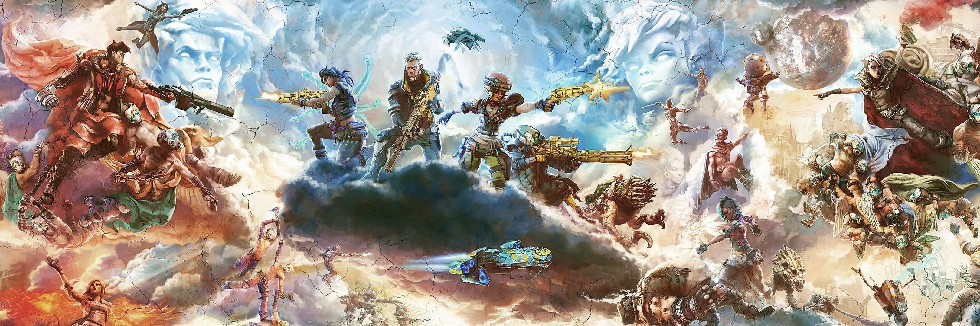 3240x1080 NEW AWESOME BL3 POSTER!, borderlands3. Borderlands, Wallpaper, HD wallpaper, Dual Screen