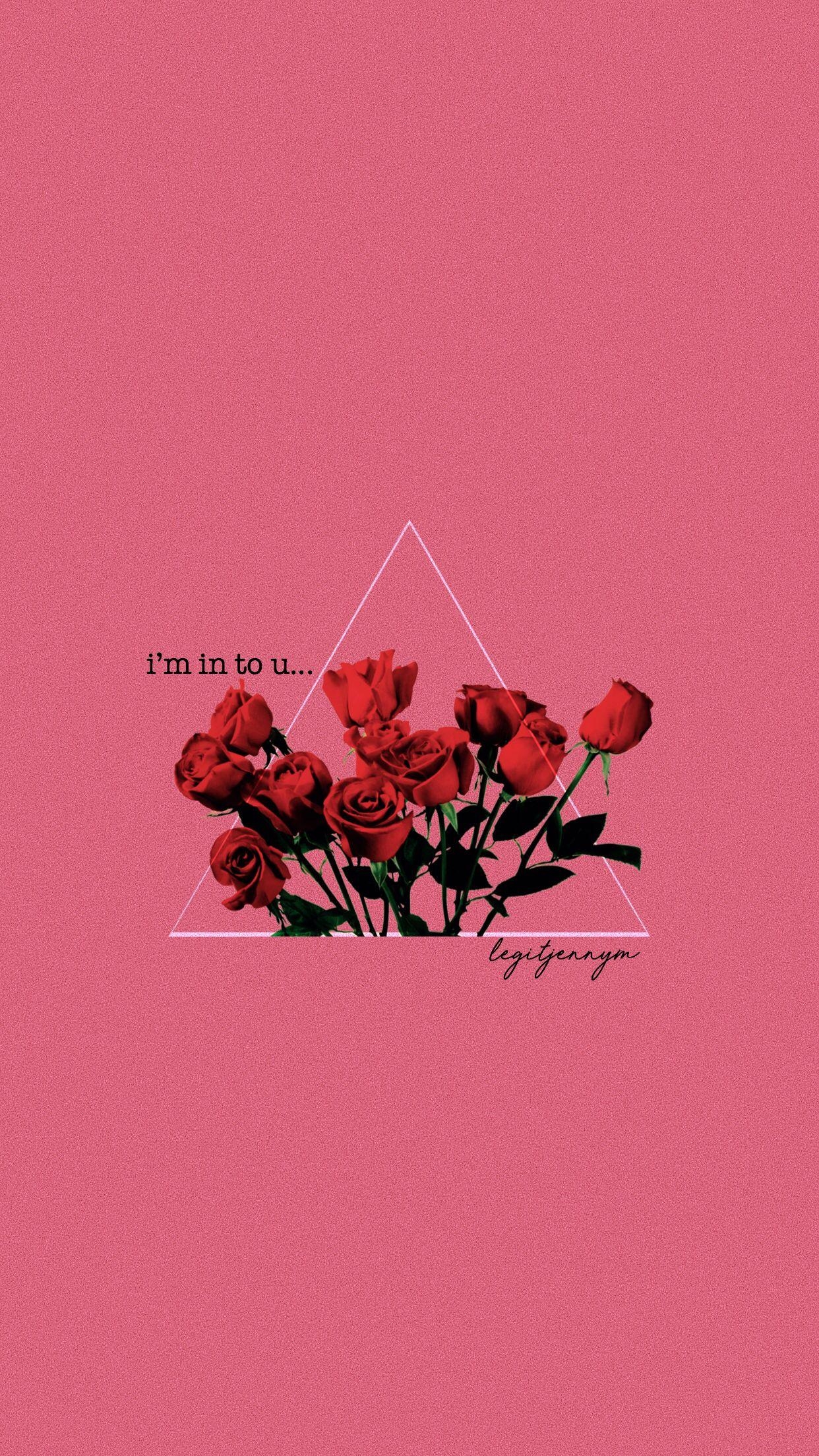 1250x2210 By: WallpaperByJenny #pink #red #roses #tumblr #aesthetic, Phone