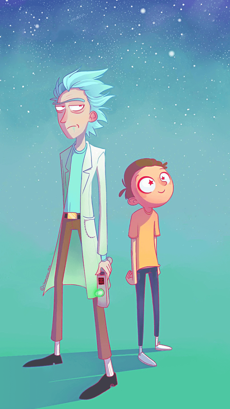 750x1340 TV Show Rick And Morty () Wallpaper, Phone