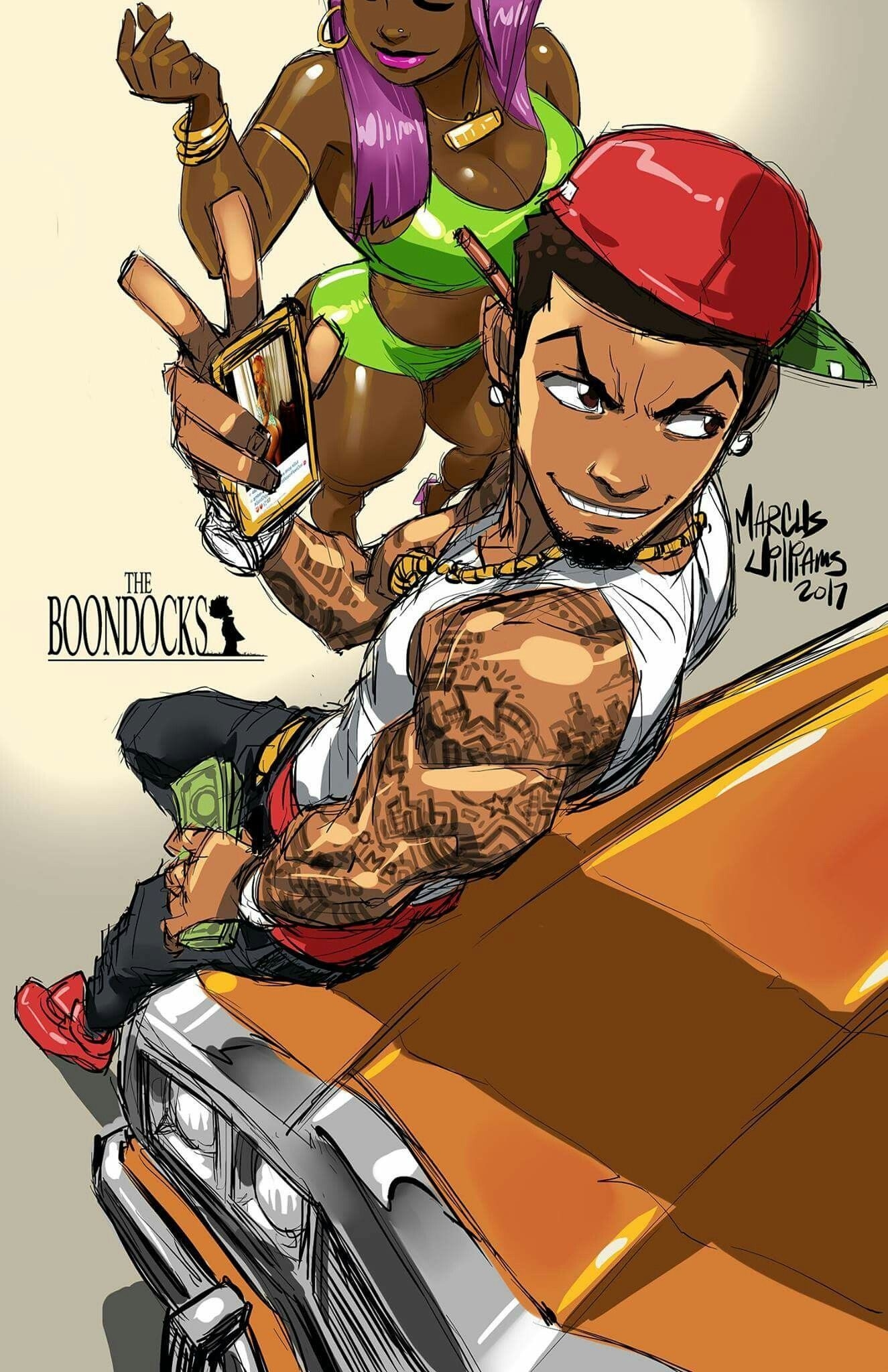 1330x2050 Boondocks Wallpaper, Phone