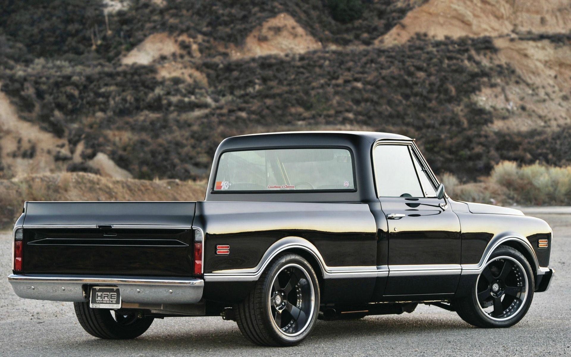 1920x1200 Amazing 1968 Chevy Truck Black Designs, Desktop