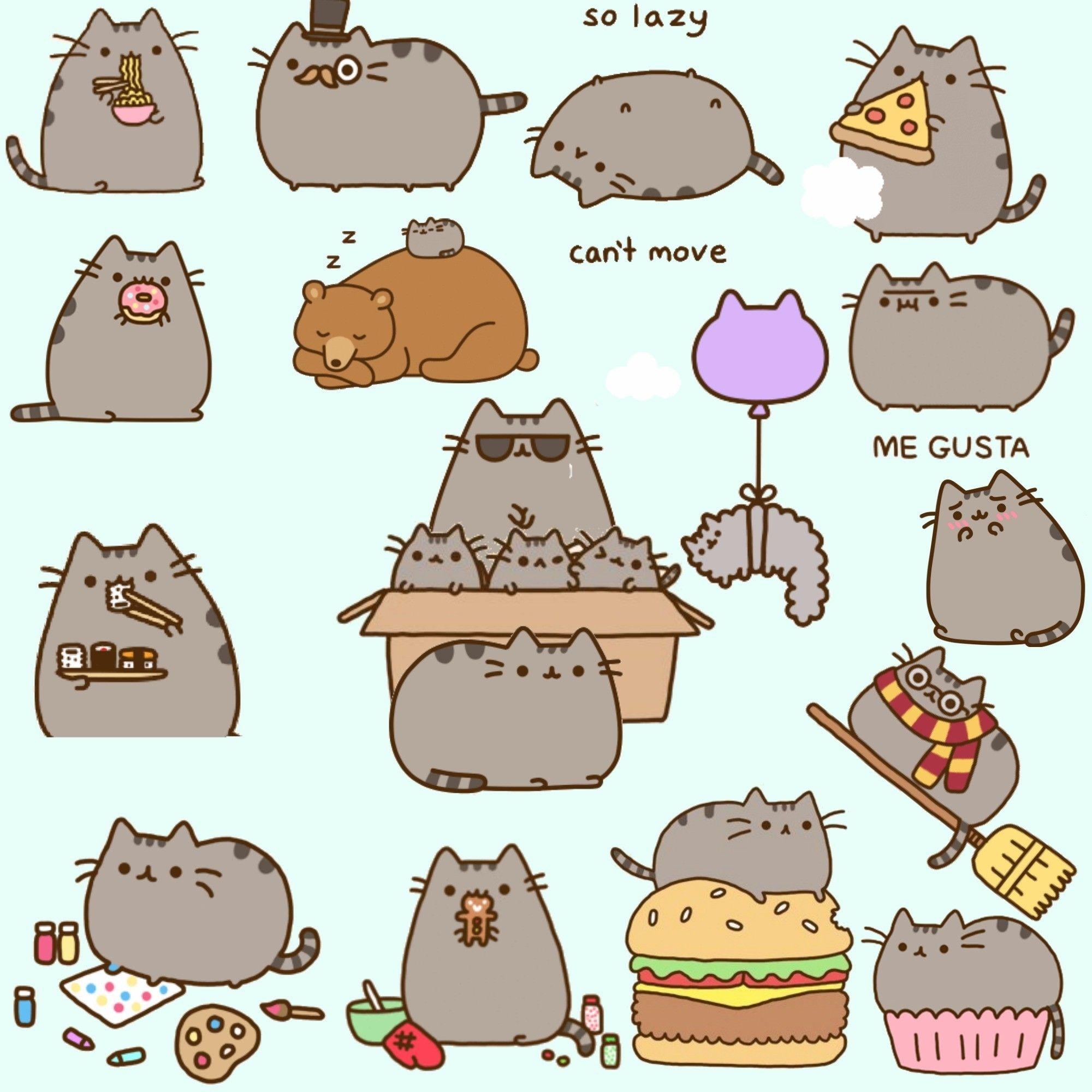 2000x2000 Cute Pusheen Wallpaper Free Cute Pusheen Background, Phone