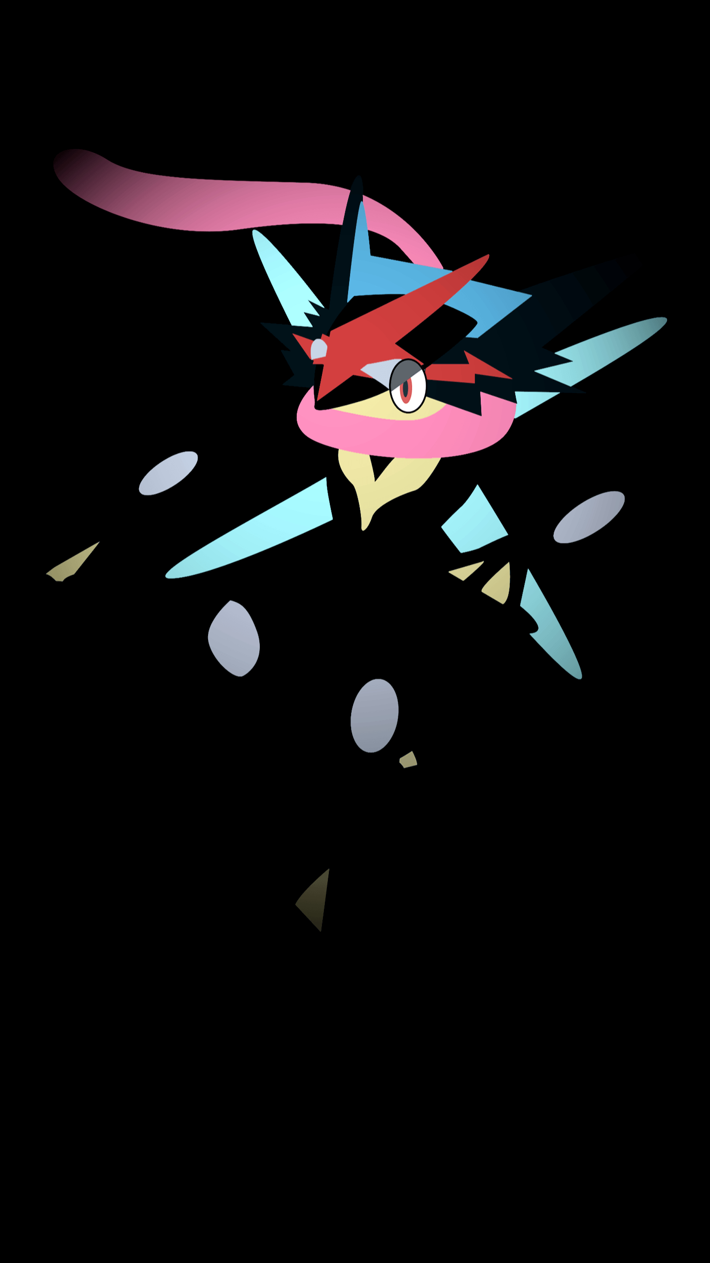 1440x2560 Shiny Ash Greninja! []. Dibujos De Pokemon, Phone