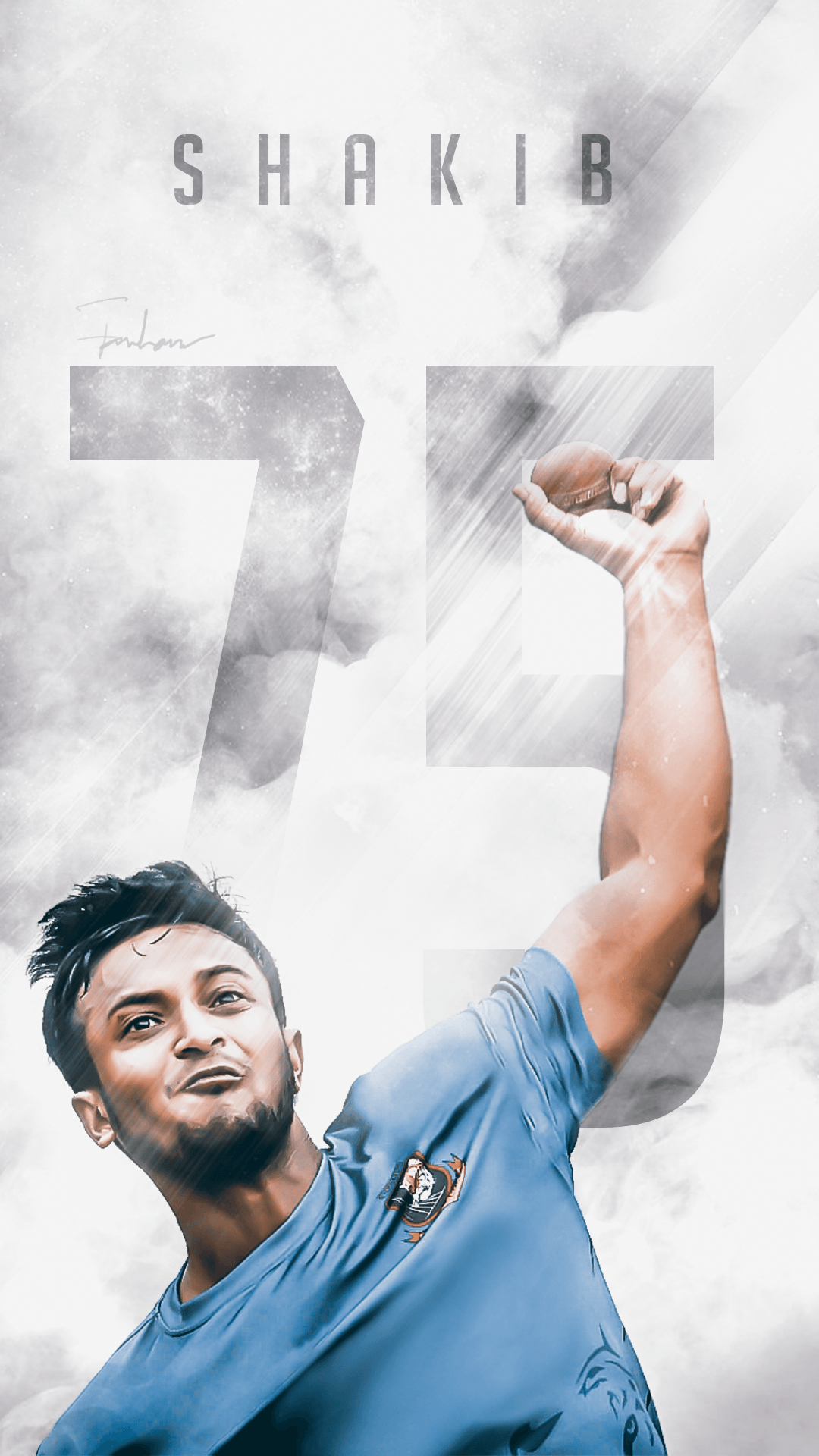 1080x1920 Shakib Al Hasan HD Smartphone Wallpaper, Phone