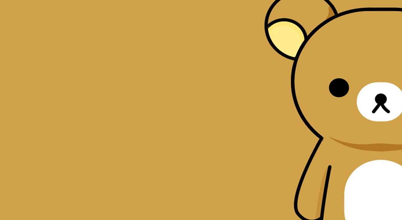 1370x750 Cute Bear Wallpaper, Desktop