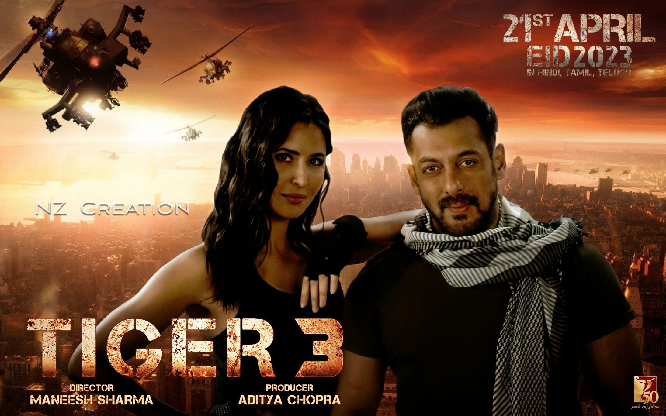 2190x1370 Tiger is Back Salman Khan & Katrina kaif. Salman khan, Katrina kaif, Aditya chopra, Desktop