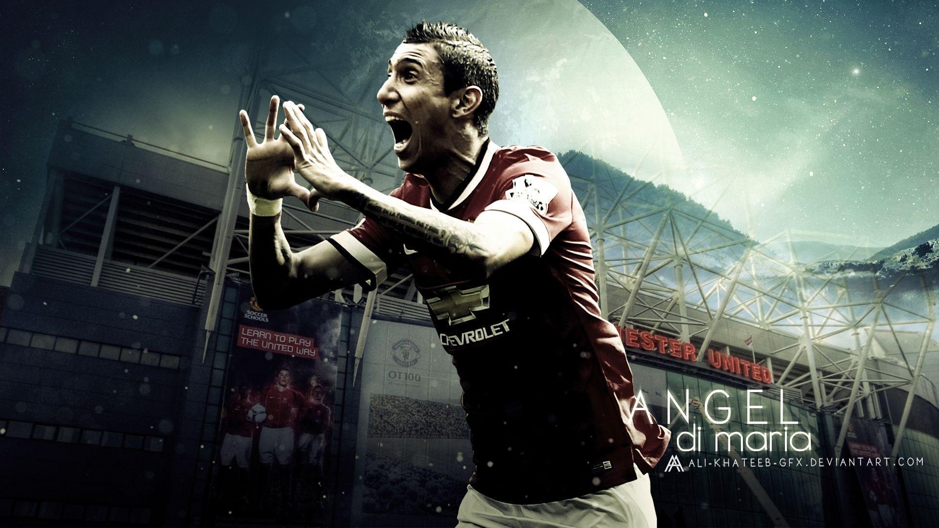 1920x1080 Angel Di Maria HD Wallpaper (ManU) By Ali Khateeb Gfx, Desktop