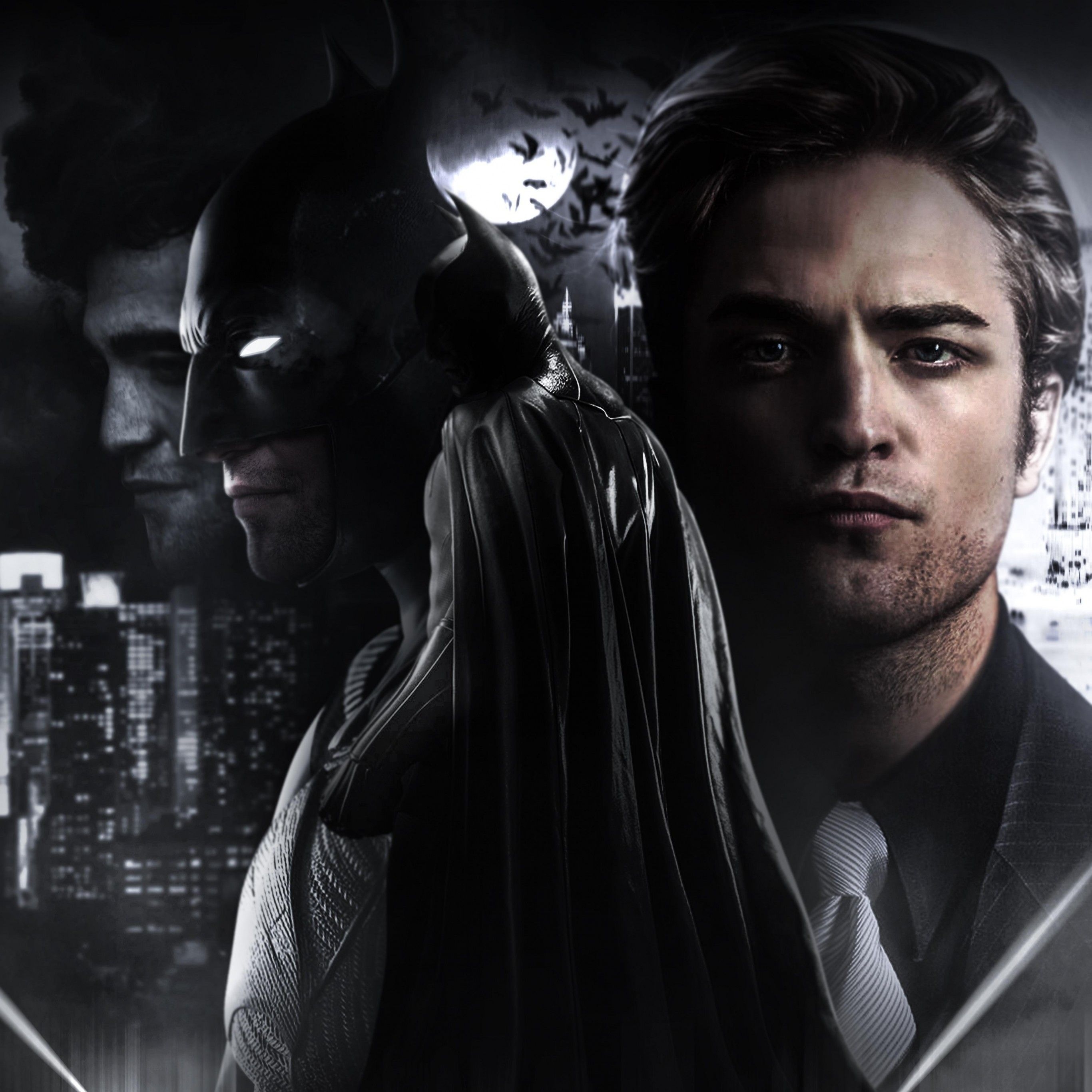 2740x2740 The Batman 4K Wallpaper, Robert Pattinson, 2021 Movies, DC Comics, Movies, Phone