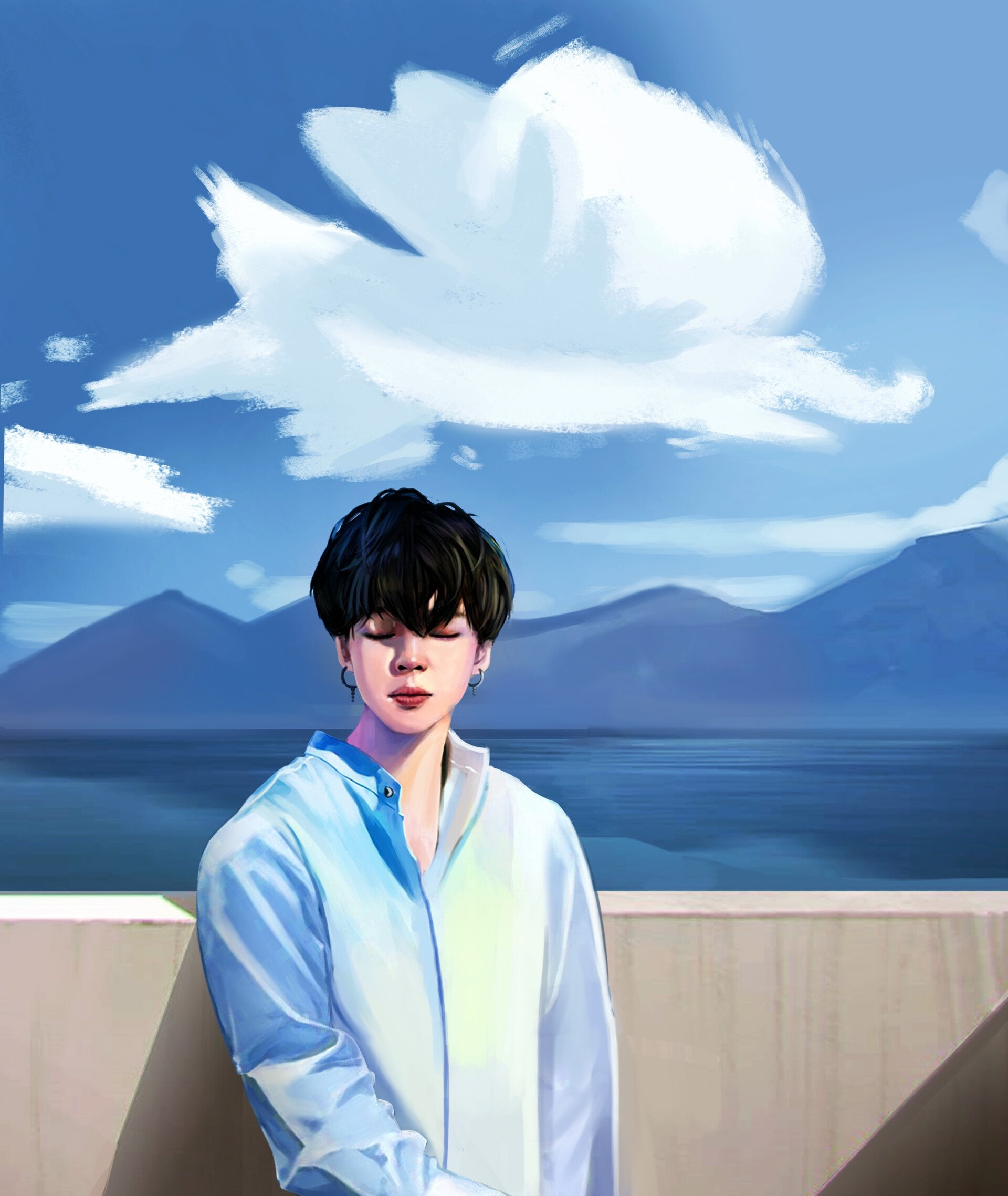 1920x2280 Jimin fanart, Tushar patel, Phone