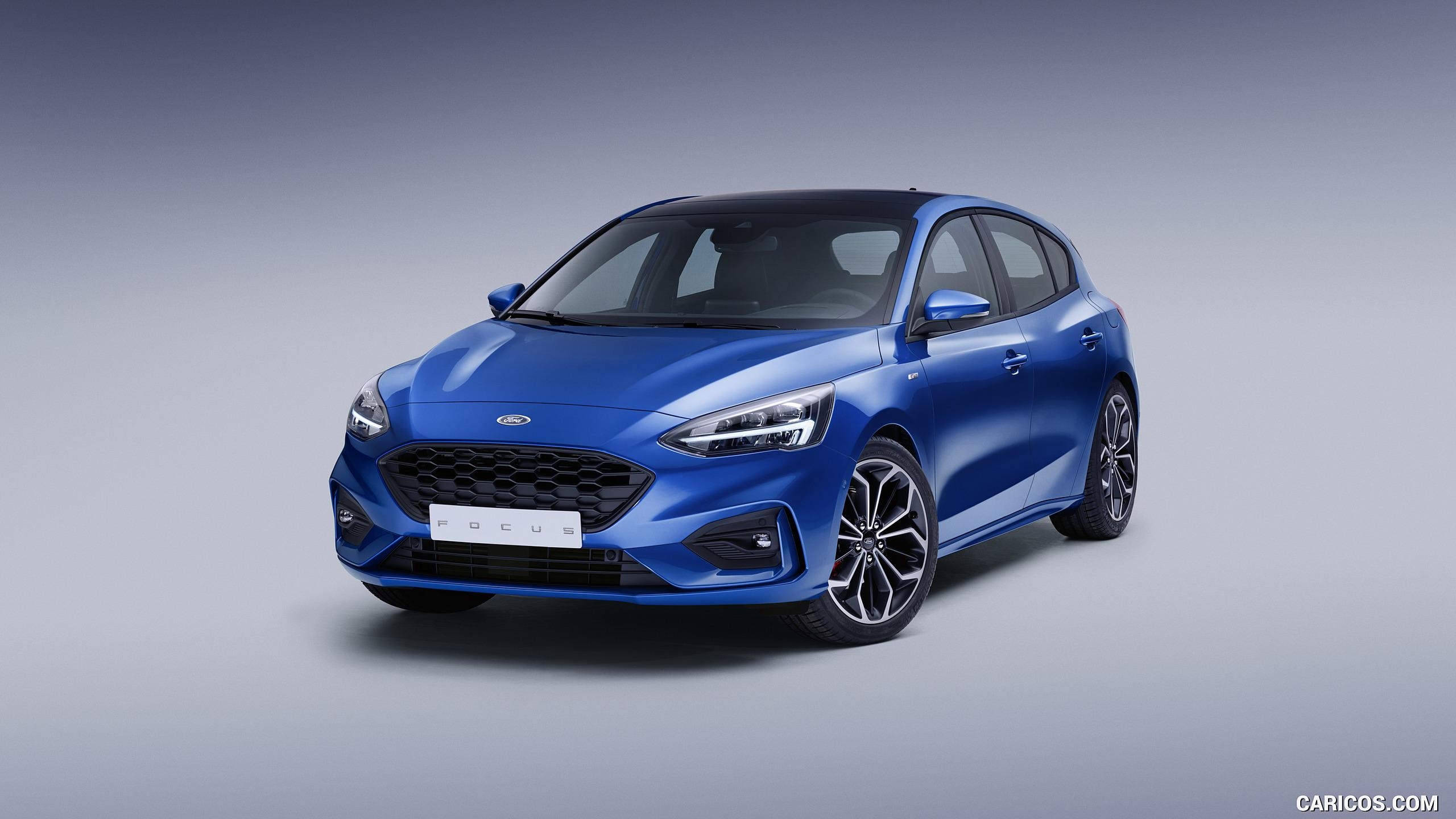 2560x1440 Ford Focus Hatchback ST Line (Euro Spec) Three Quarter, Desktop