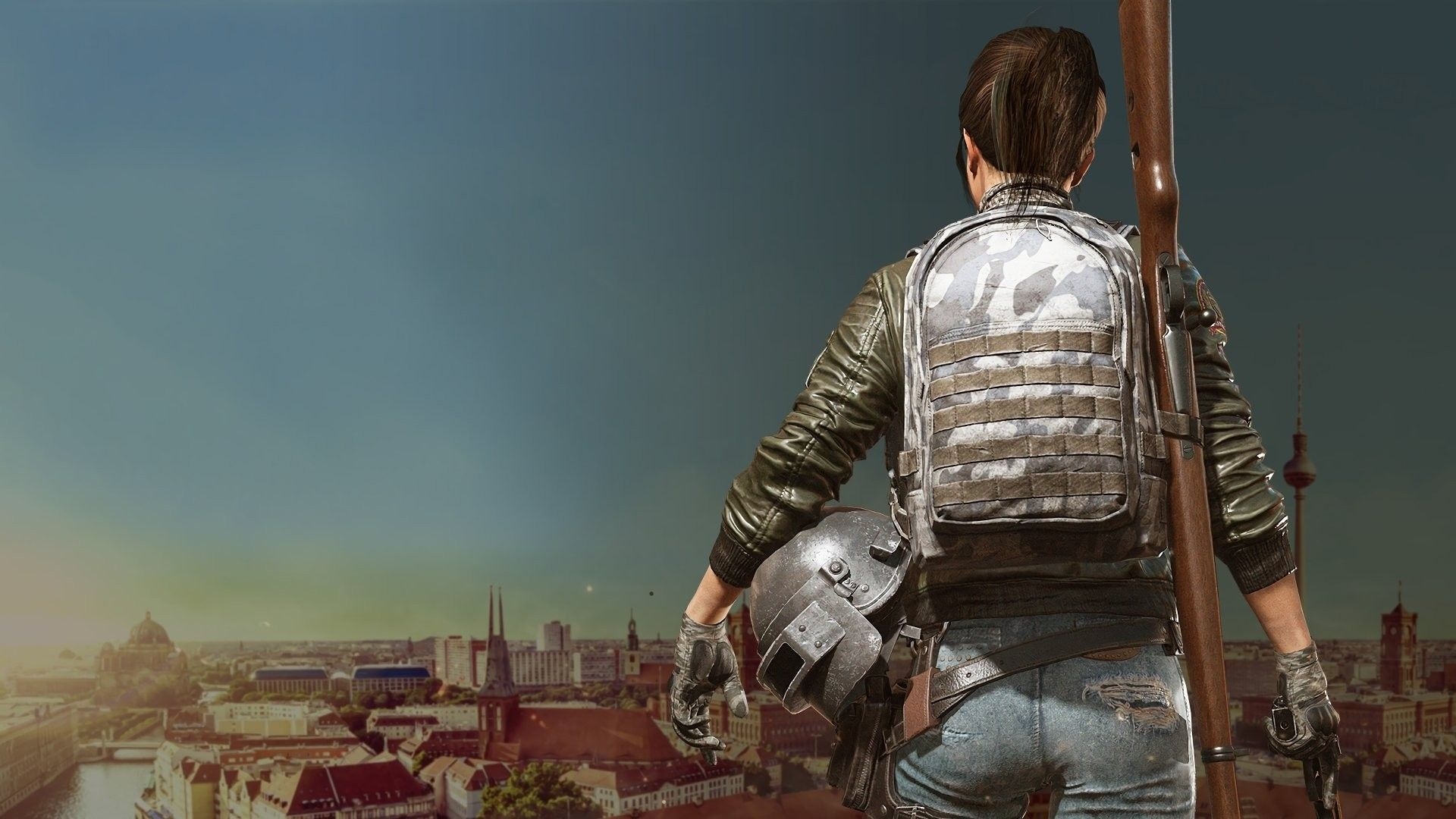 1920x1080 PUBG Girl Player Starting Battle Wallpaper 47320, Desktop