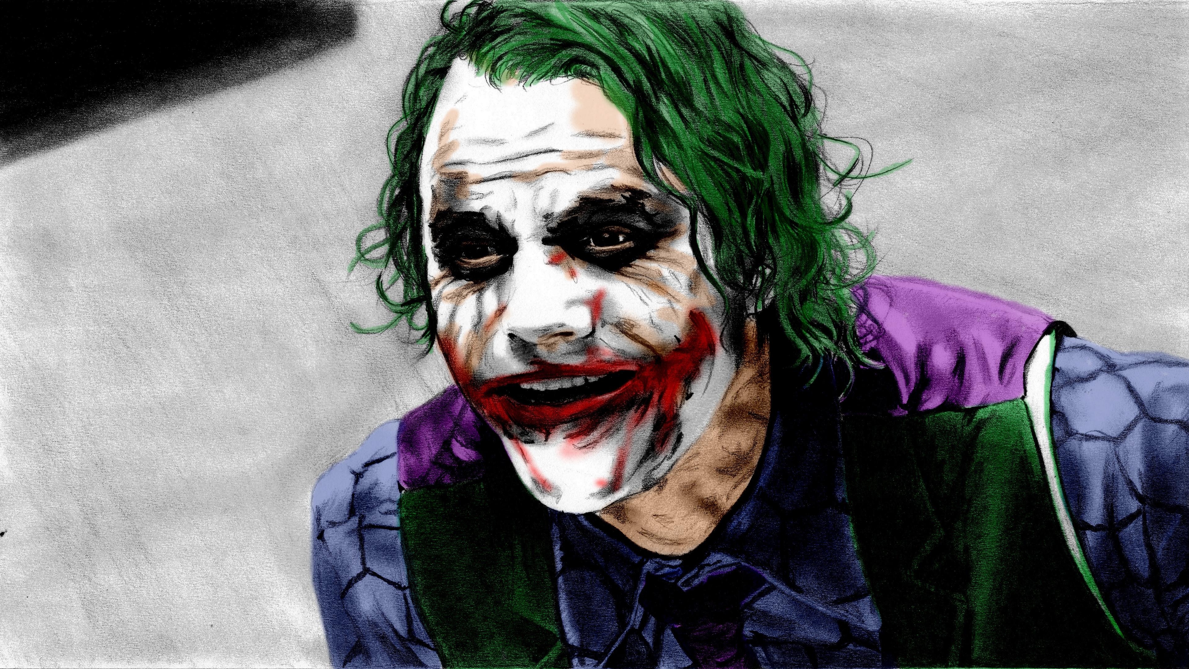 3840x2160 Wallpaper 4k Joker The Dark Knight 4k Wallpaper, Artist, Desktop