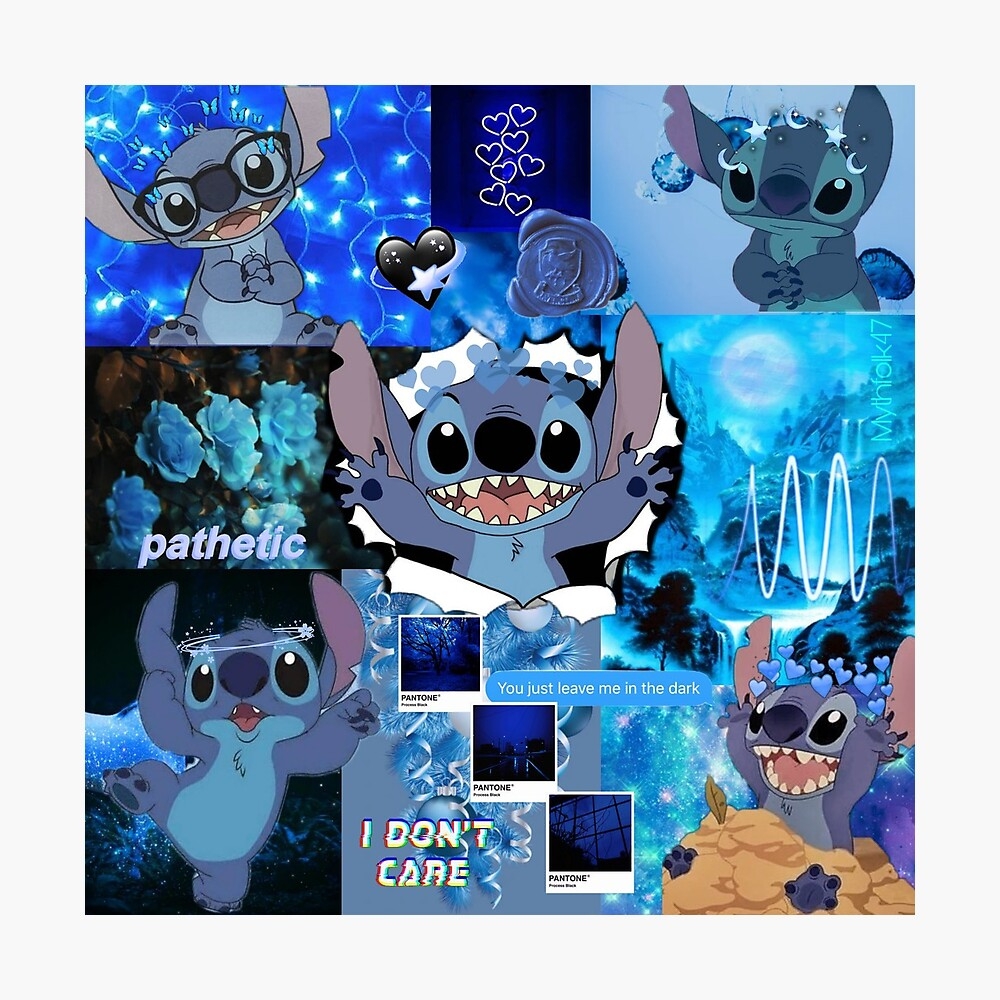 1000x1000 Aesthetic Stitch Poster, Phone