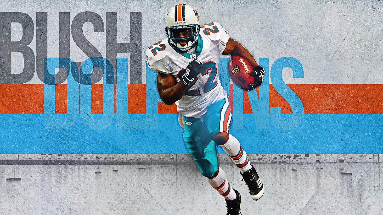 1600x900 Reggie Bush Dolphins. HD Quality NFL Wallpaper, Desktop