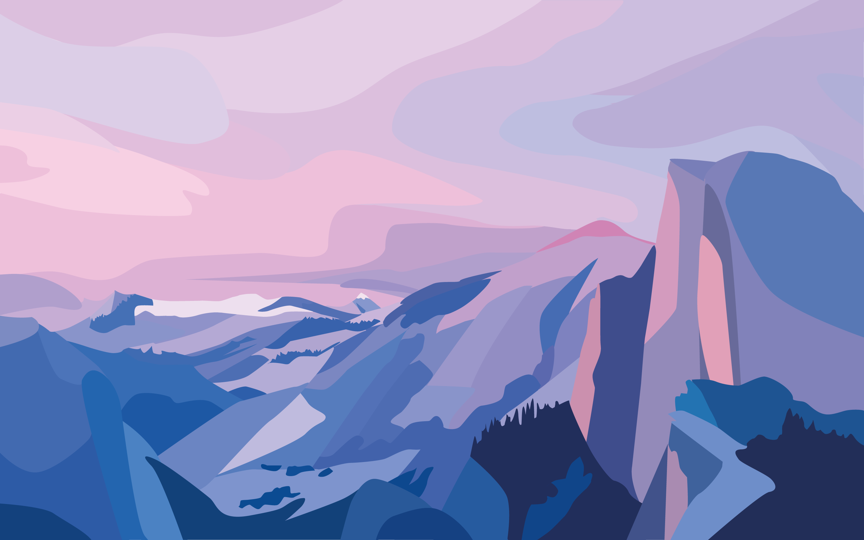 2880x1800 Pastel Aesthetic Mountain Wallpaper Free Pastel Aesthetic, Desktop