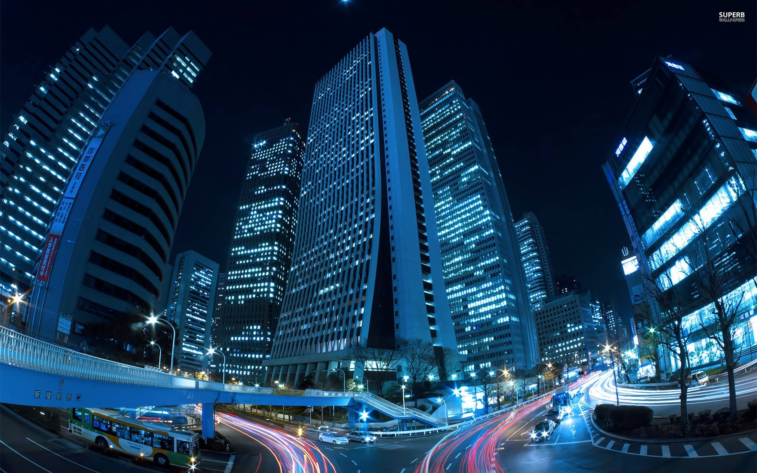 2560x1600 Shinjuku, Tokyo at night wallpaper wallpaper - #, Desktop