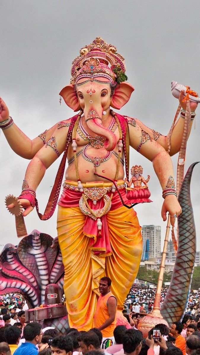 680x1200 Lord Ganesha the biggest celebration HD mobile wallpaper, Phone