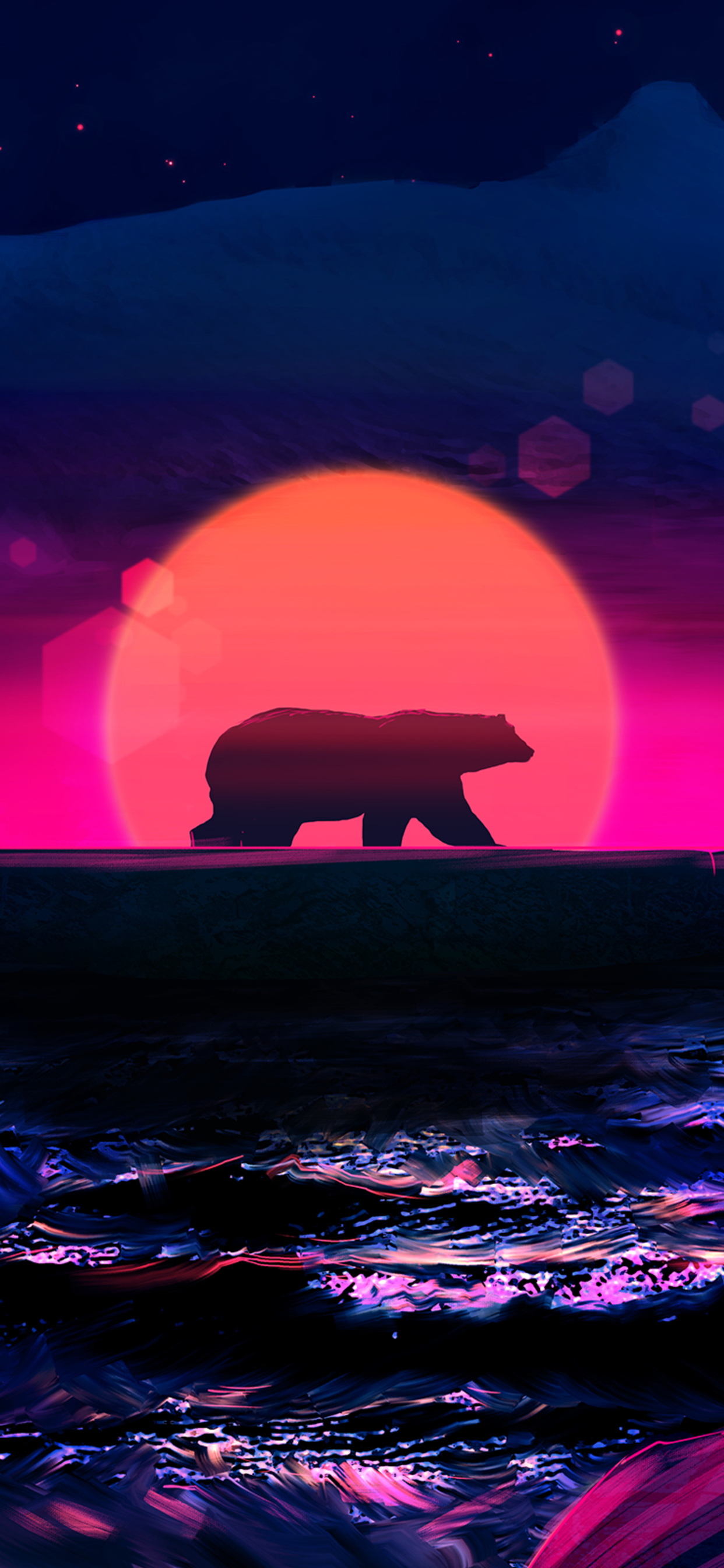 1250x2690 Bear Soul Of The Arctic Wallpaper, Phone