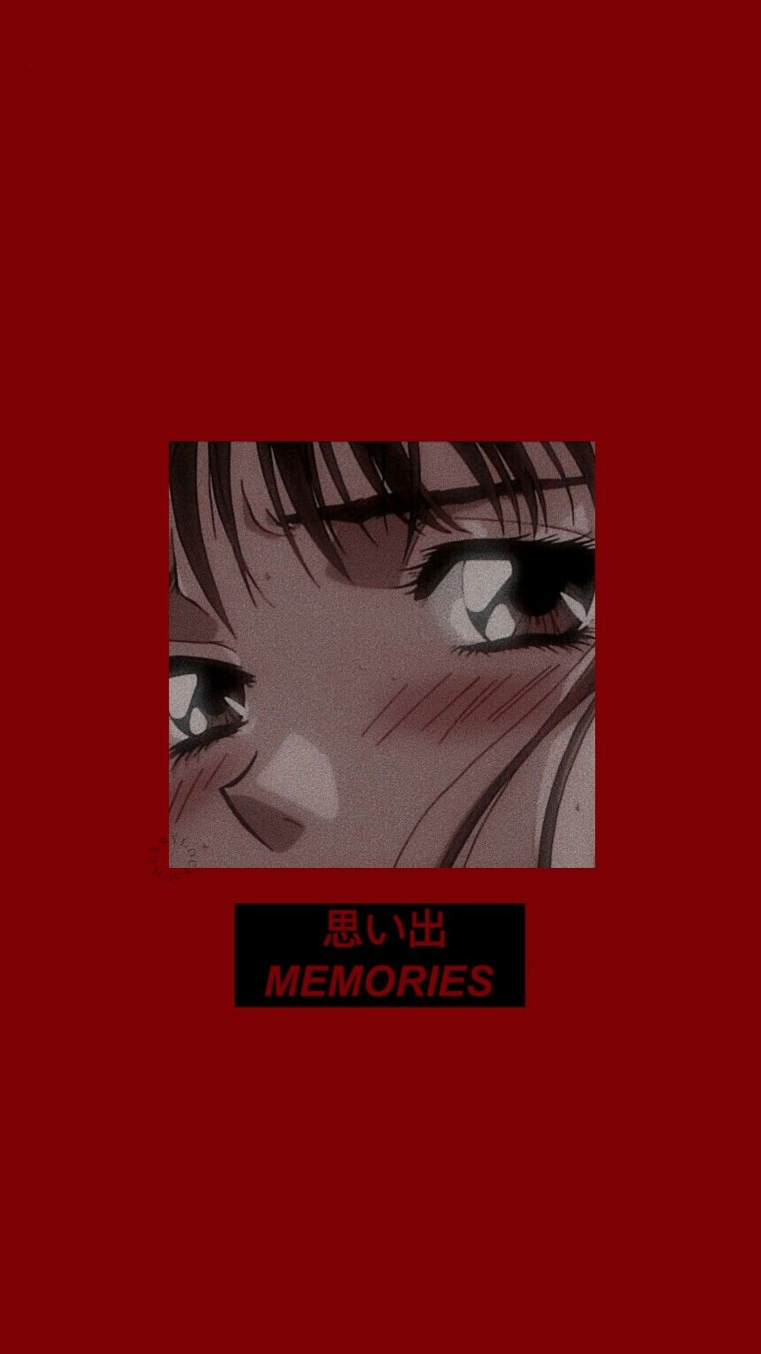 1110x1970 Aesthetic Anime Sad Wallpaper iPhone, Phone