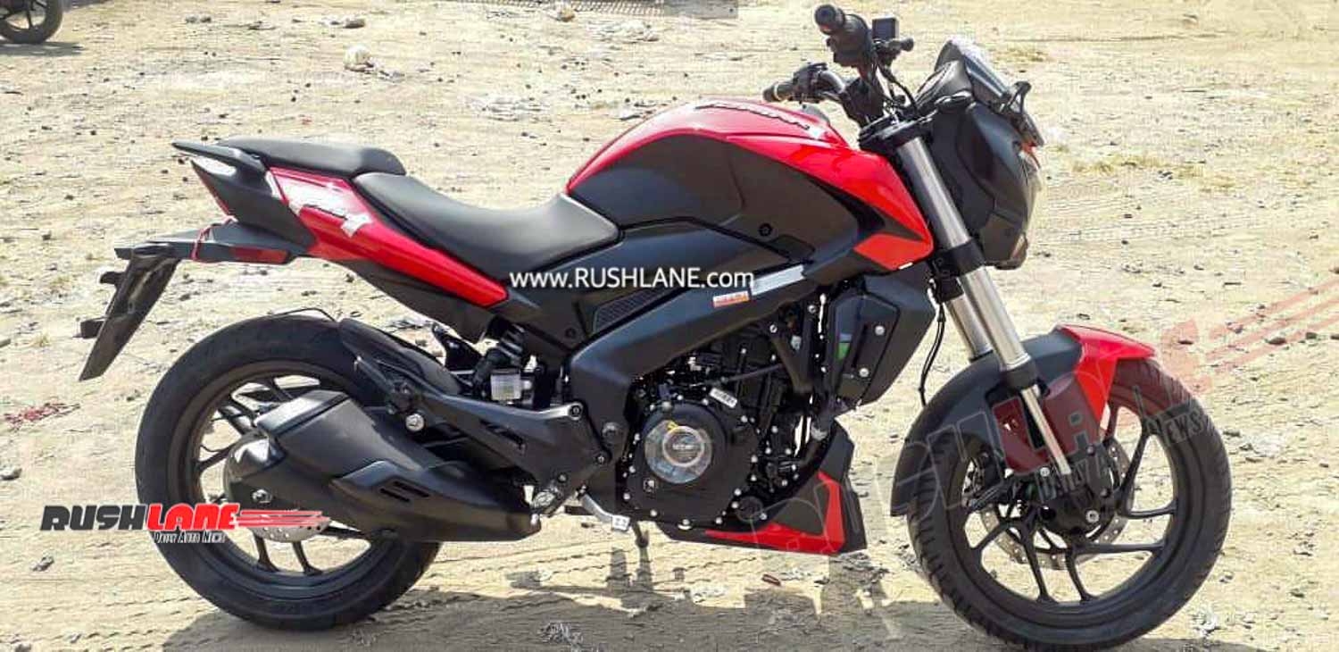 1500x730 Bajaj Dominar 250 Red colour at dealer Rs 1.6L exp, Dual Screen