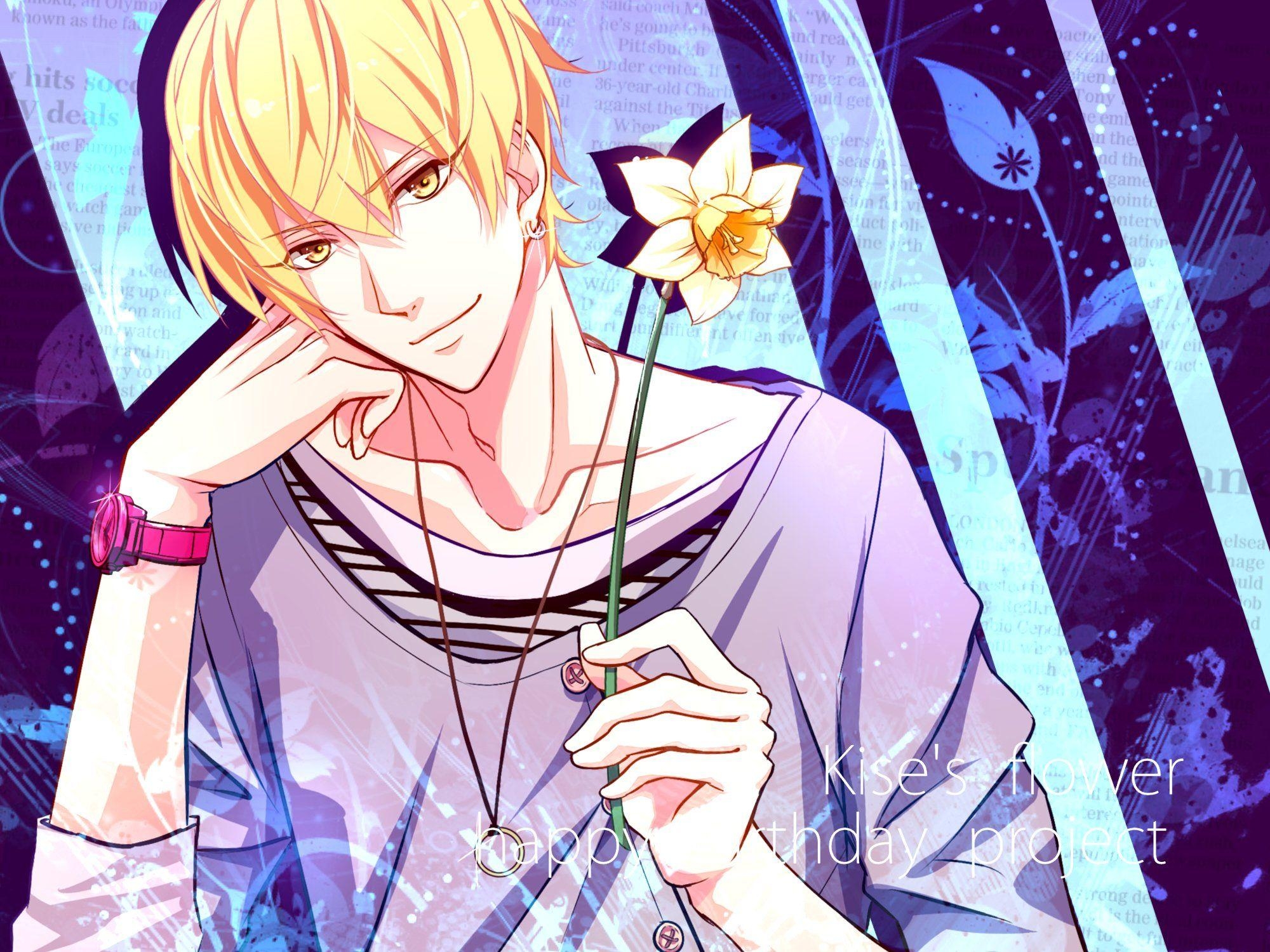 2000x1500 Kuroko no basket character kise ryouta male flower wallpaper, Desktop