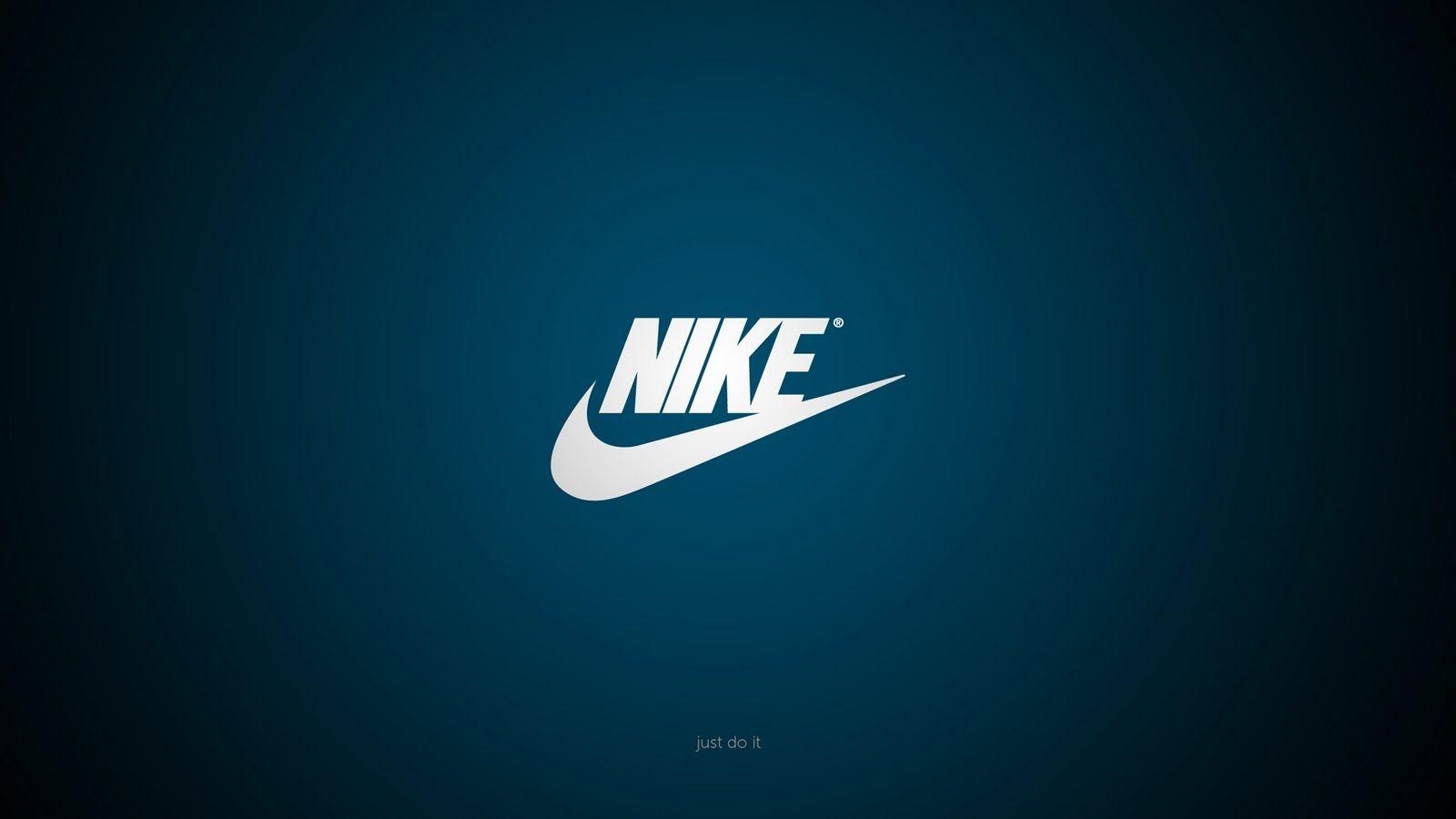 1600x900 Blue Background Nike Logo Just do it HD Wallpaper, Desktop