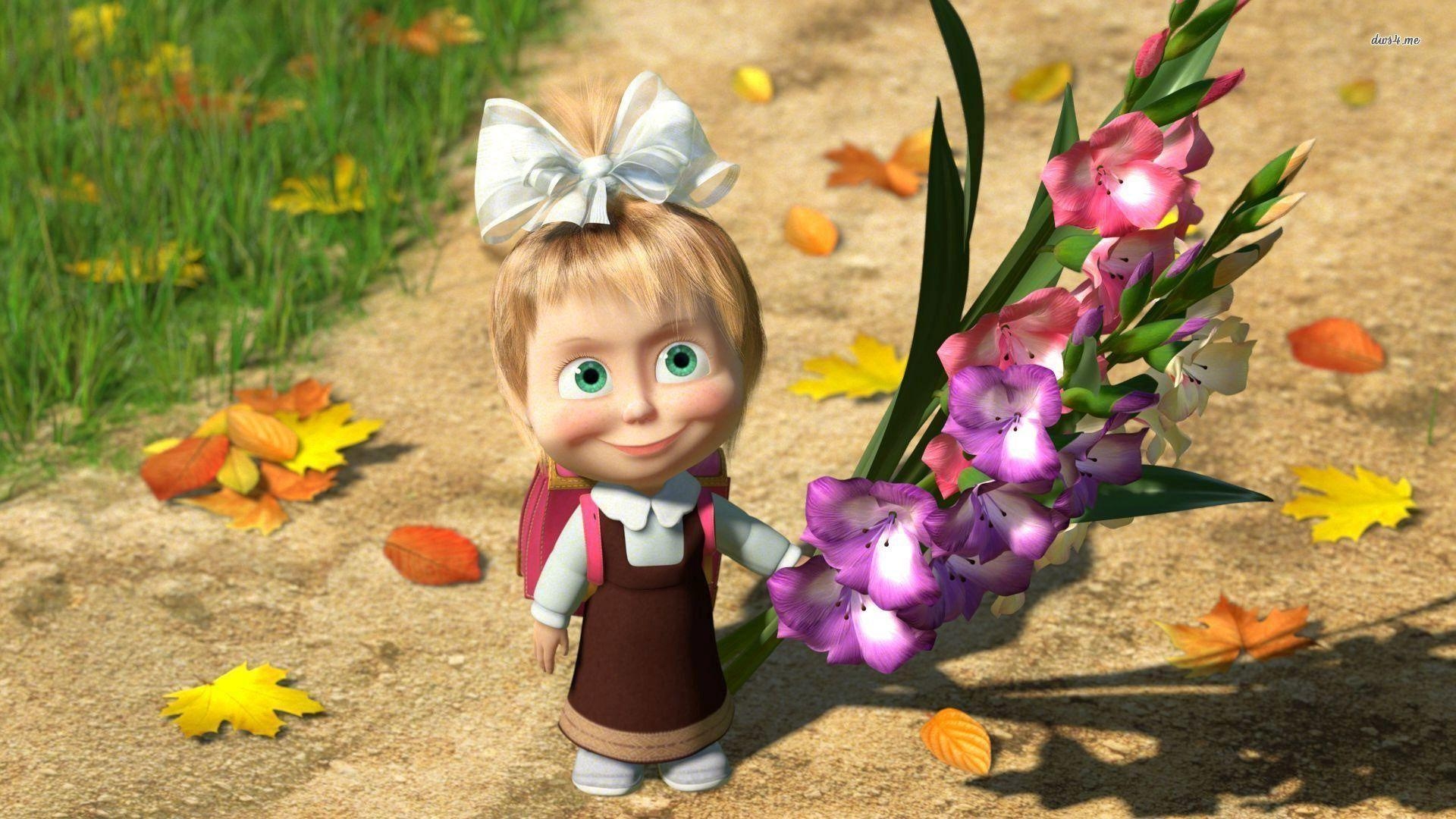 1920x1080 Masha And The Bear Wallpaper HD Download, Desktop