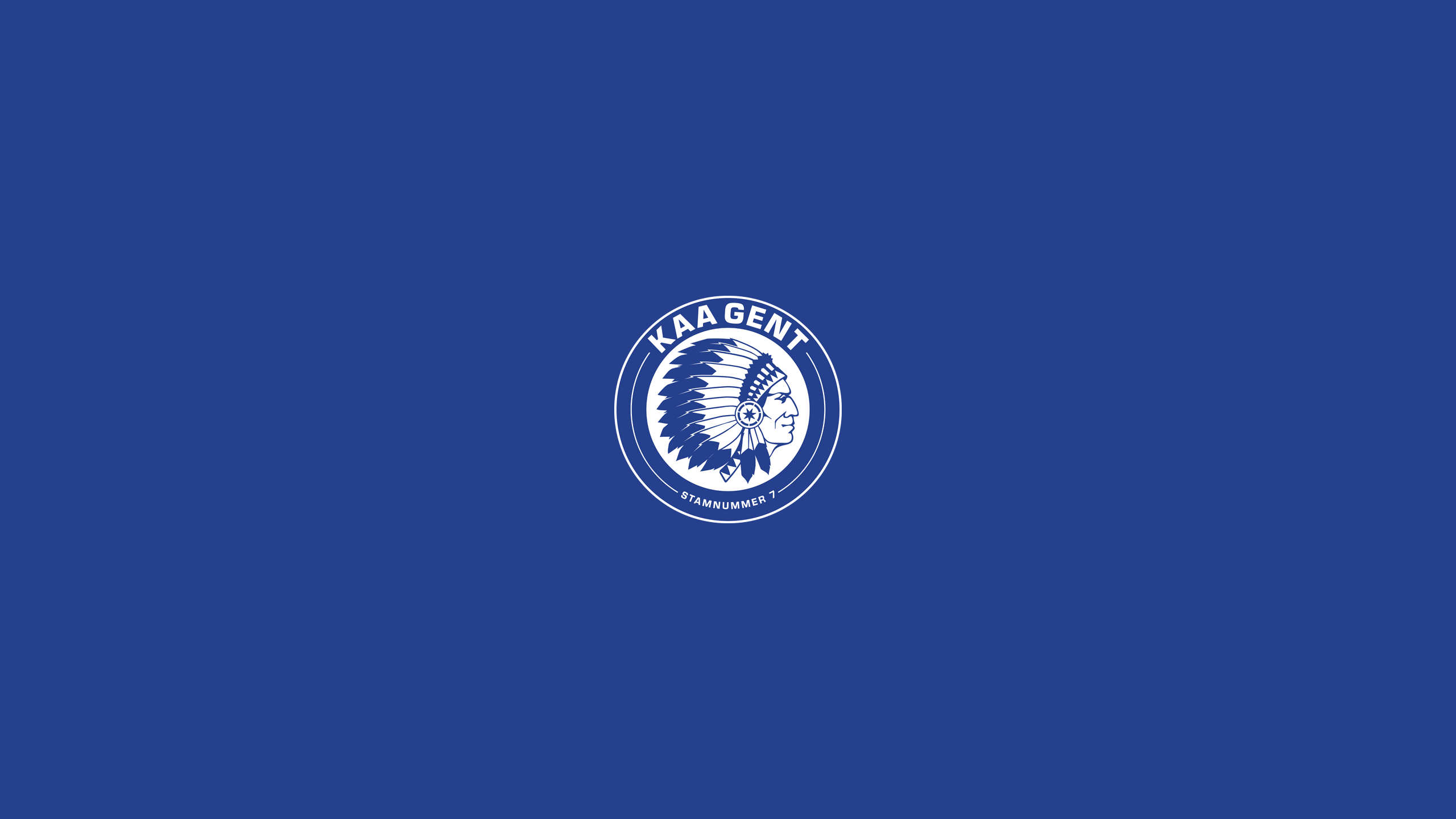 2560x1440 Emblem Logo Soccer K.A.A. Gent Sports, Desktop