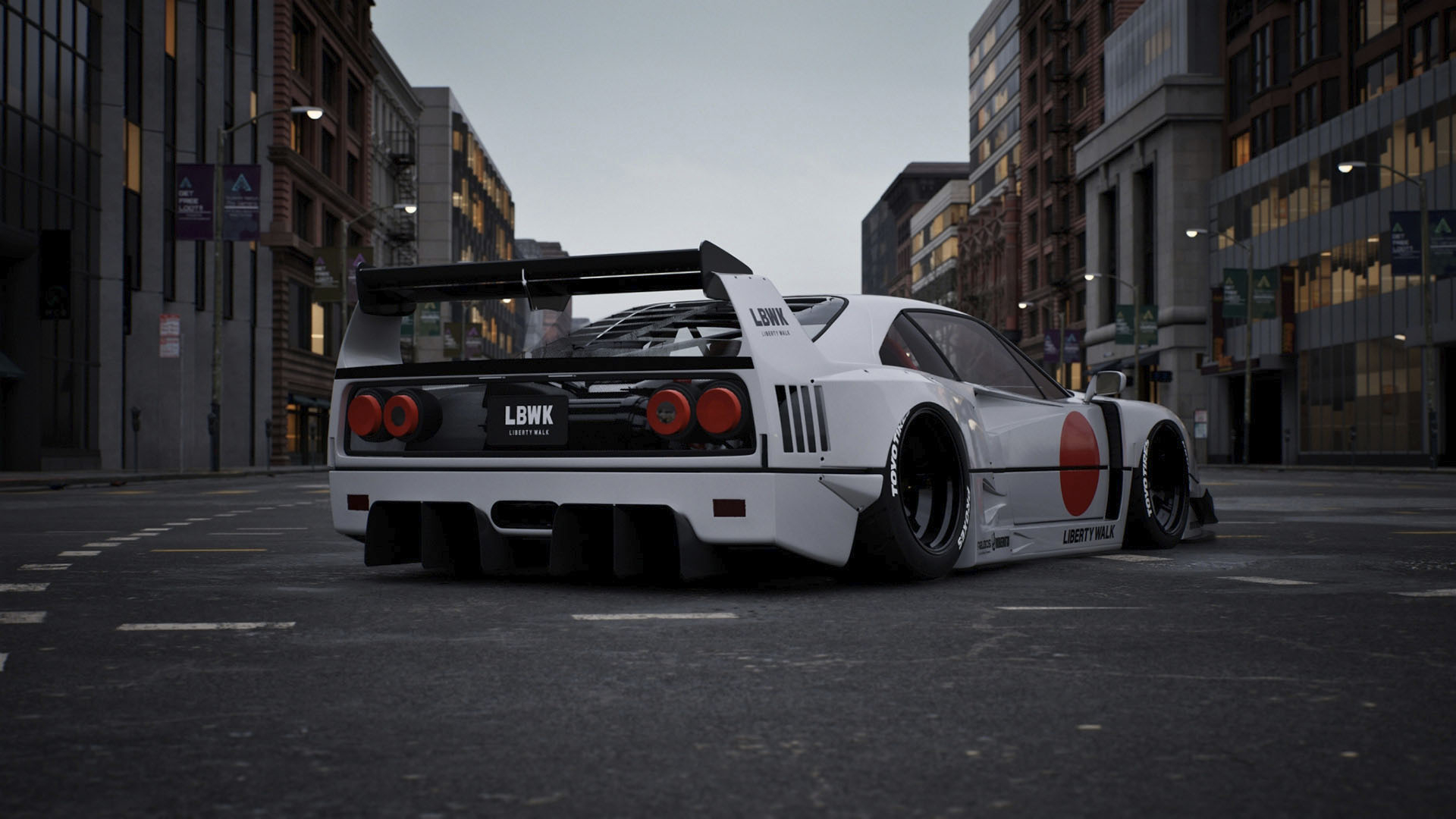 1920x1080 Probably the most controversial Ferrari F40 in the world, Desktop