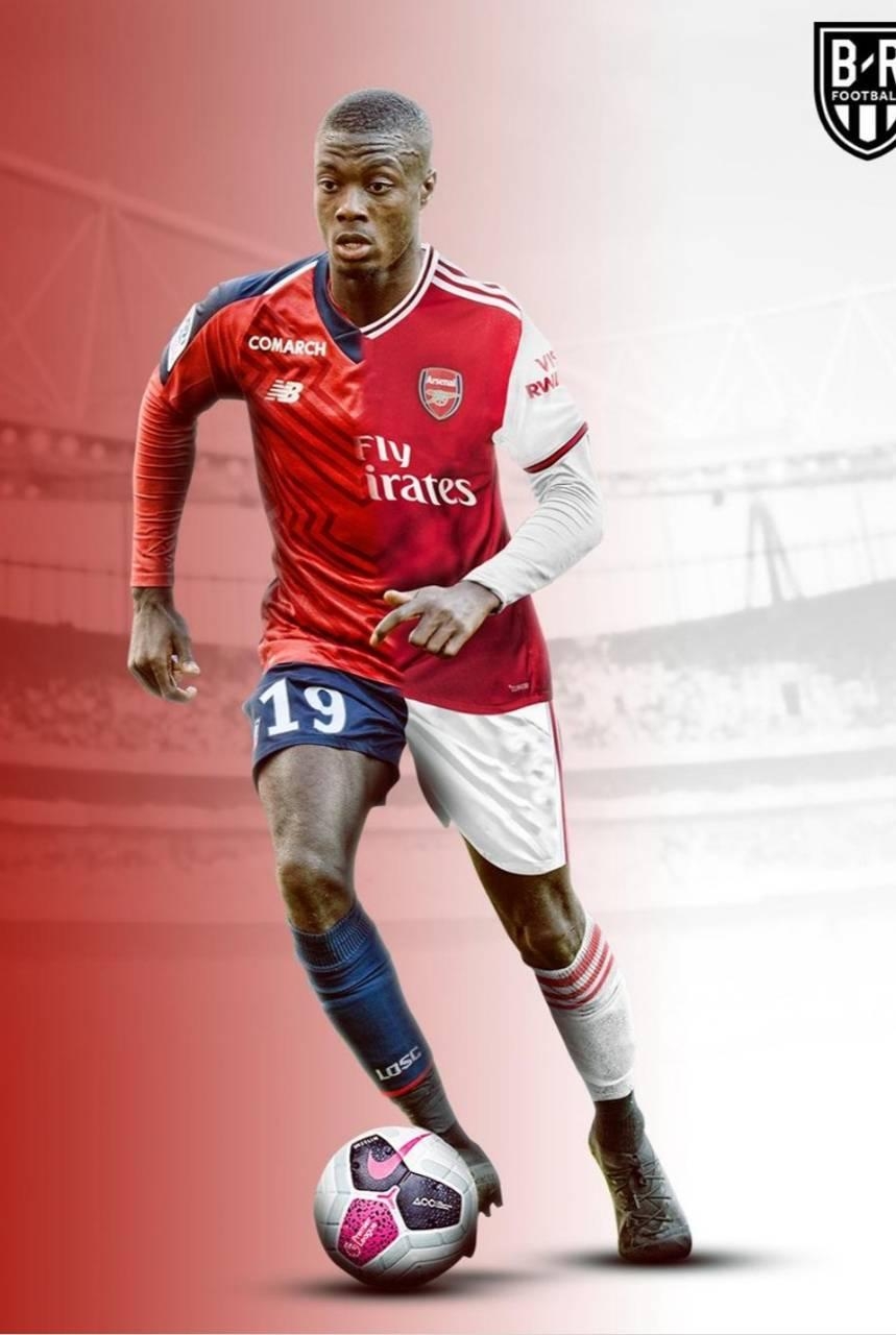 860x1280 Nicolas Pepe Wallpaper, Phone