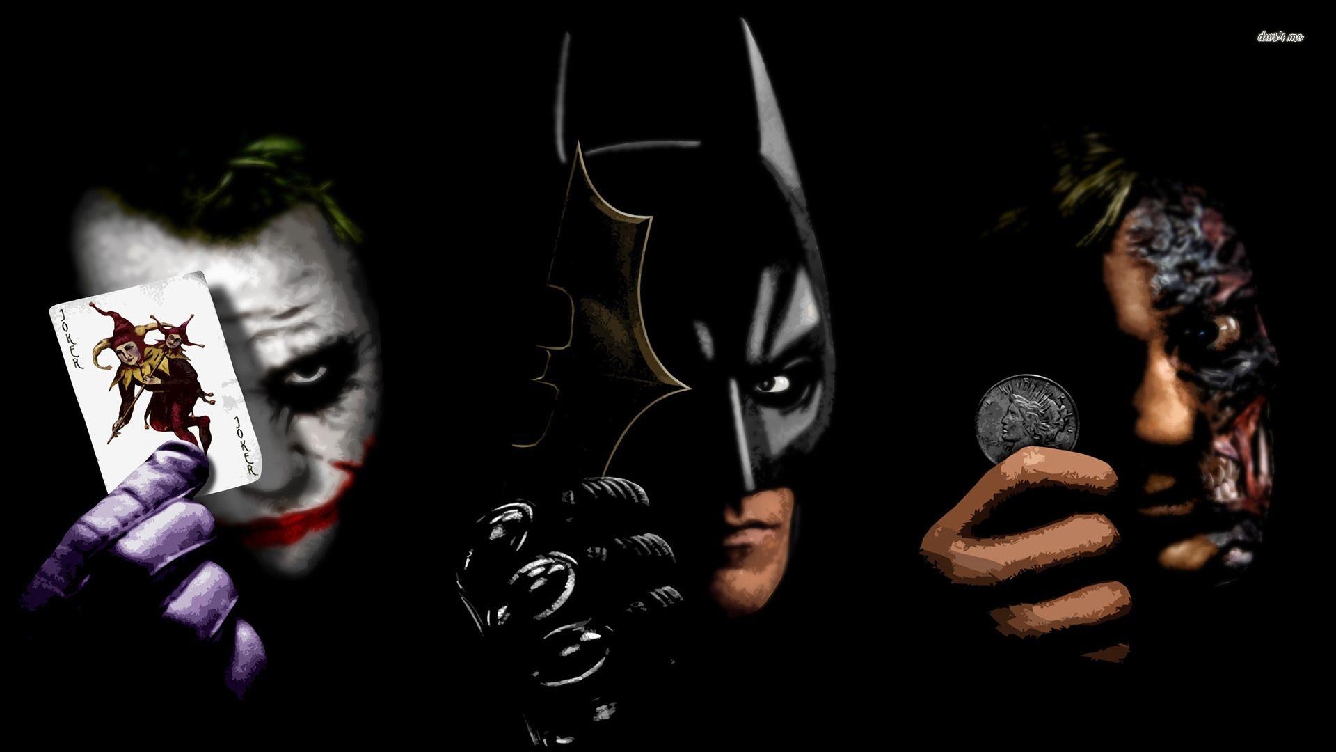 1920x1080 Joker, Batman and Two Face wallpaper wallpaper - #, Desktop