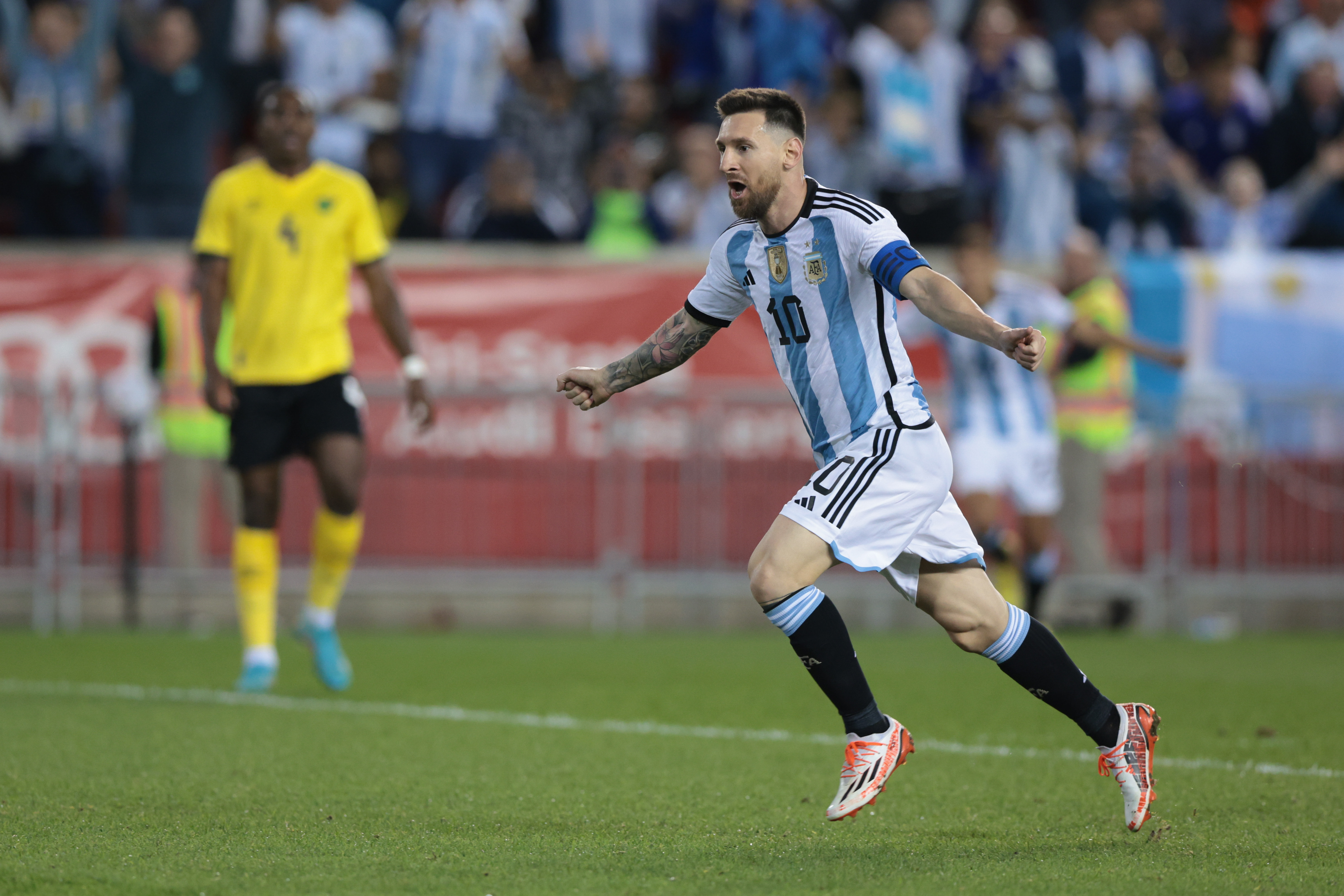 4830x3220 Messi comes off the bench to notch double as Argentina beat Jamaica, Desktop