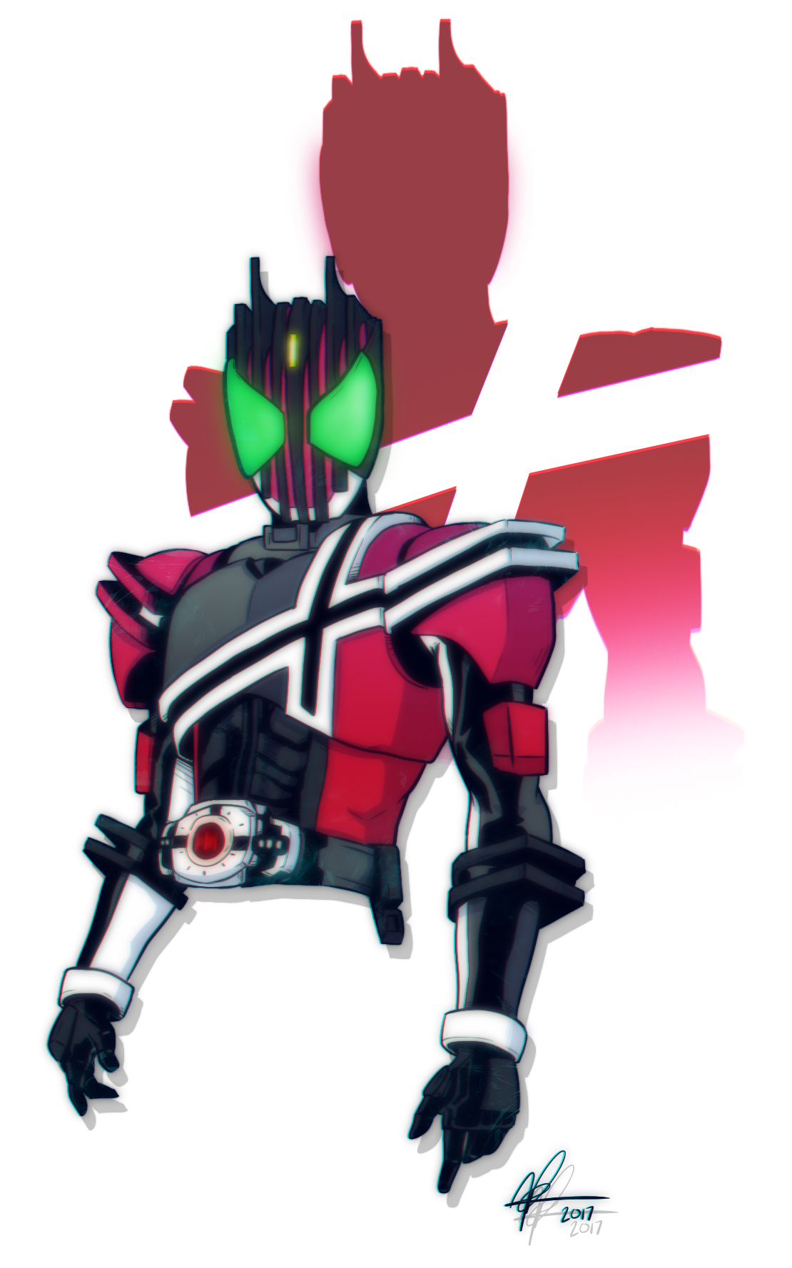 1110x1780 Kamen Rider Decade fan art, Phone