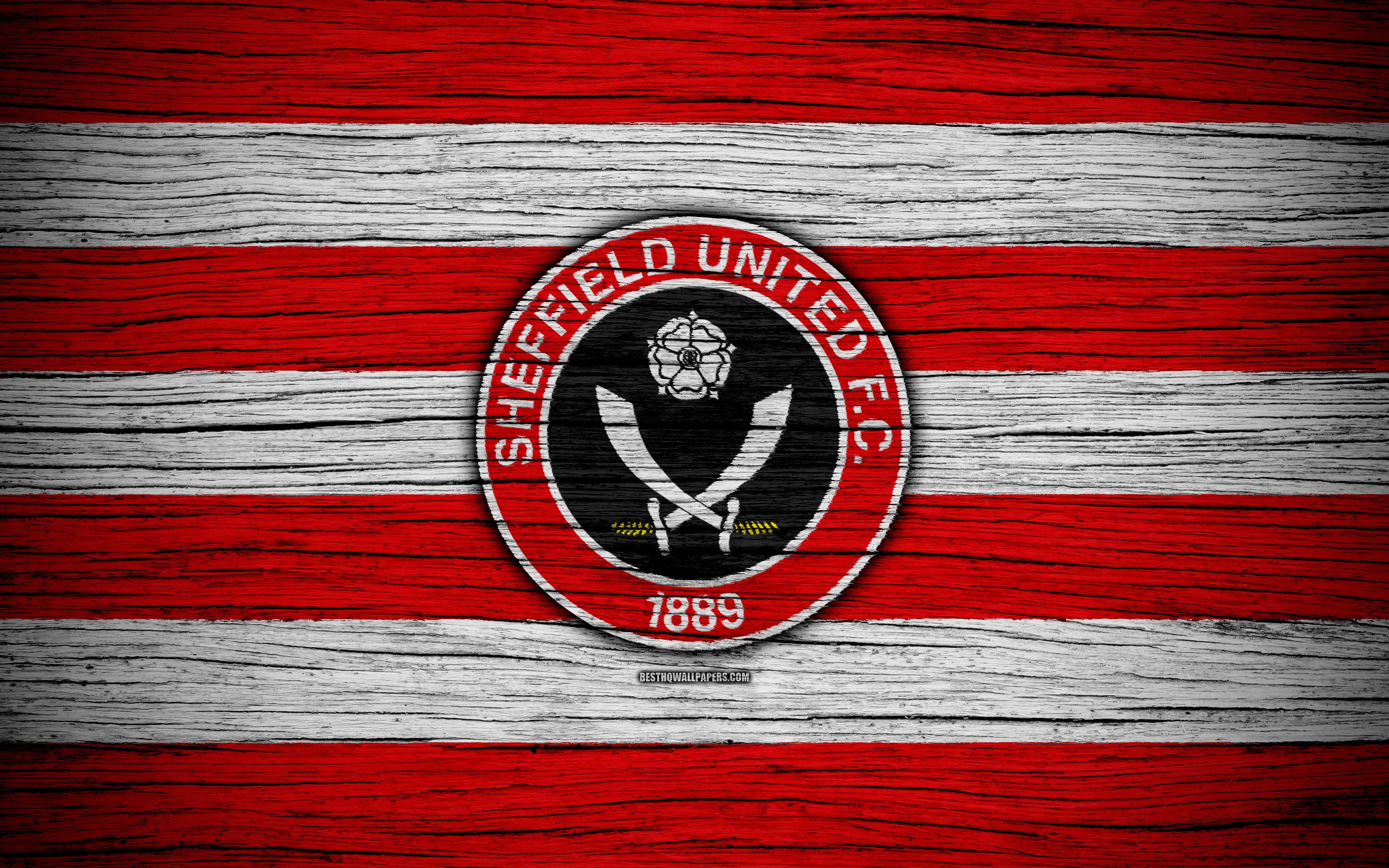 3840x2400 Download wallpaper Sheffield United FC, 4k, EFL Championship, Desktop