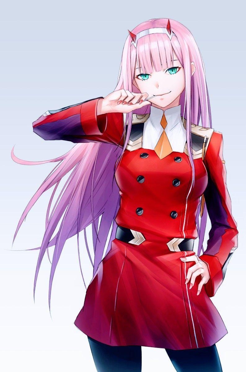 800x1200 Zero Two in the FranXX #GG #anime. wallpaper, Phone