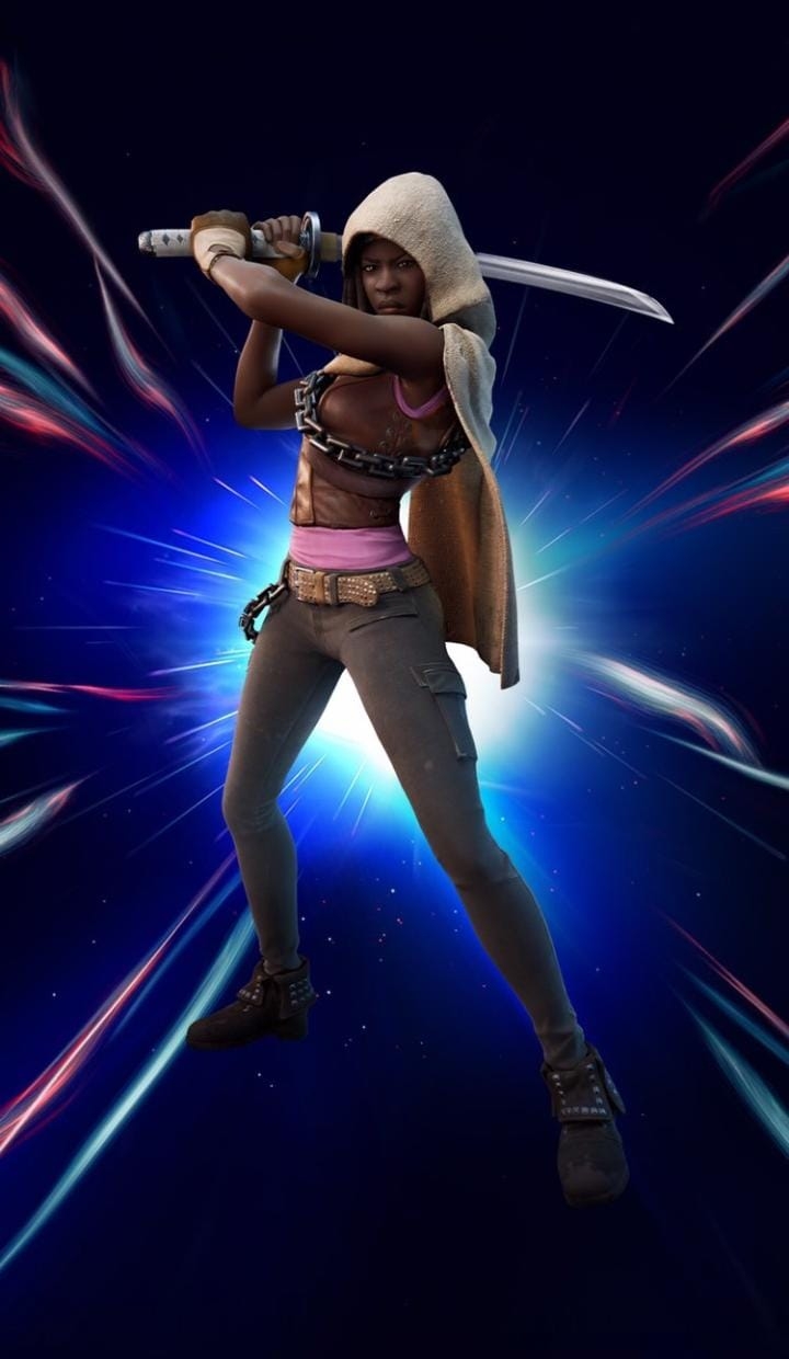 720x1240 Michonne Fortnite wallpaper, Phone