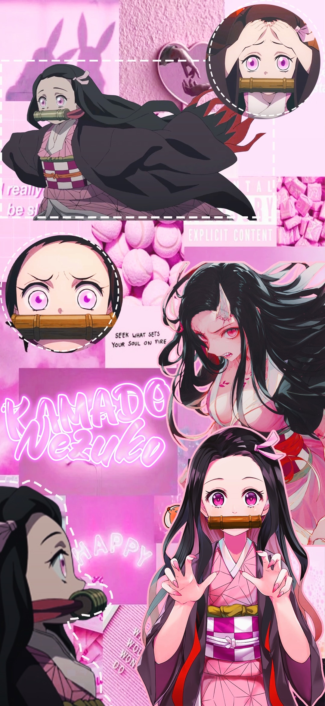 1080x2340 Wallpaper / Anime Demon Slayer: Kimetsu no Yaiba Phone Wallpaper, Nezuko Kamado,  free download, Phone