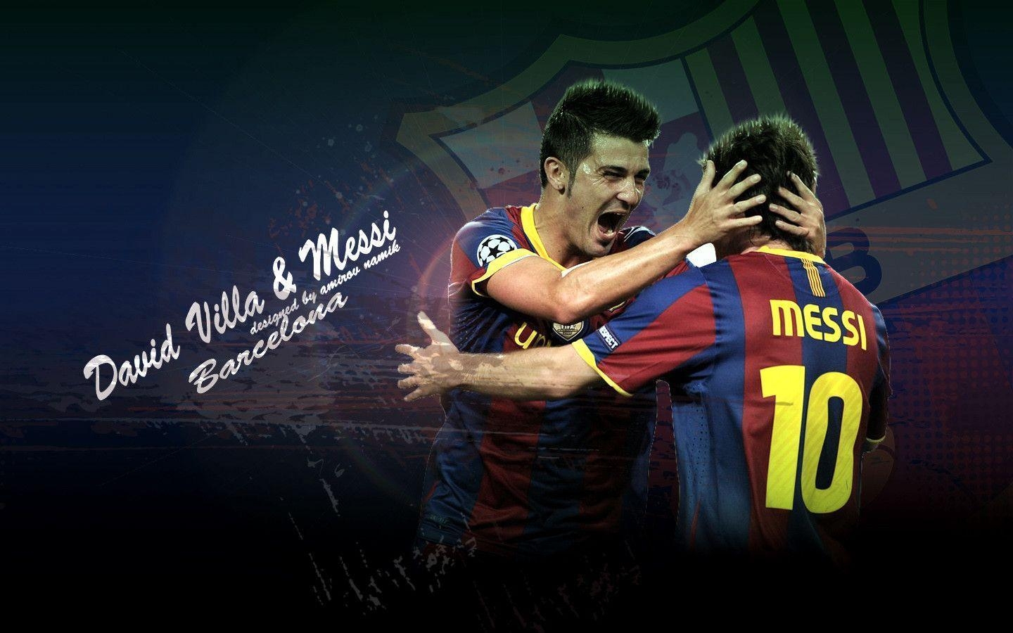 1440x900 memorial digital wallpaper of David Villa, Desktop