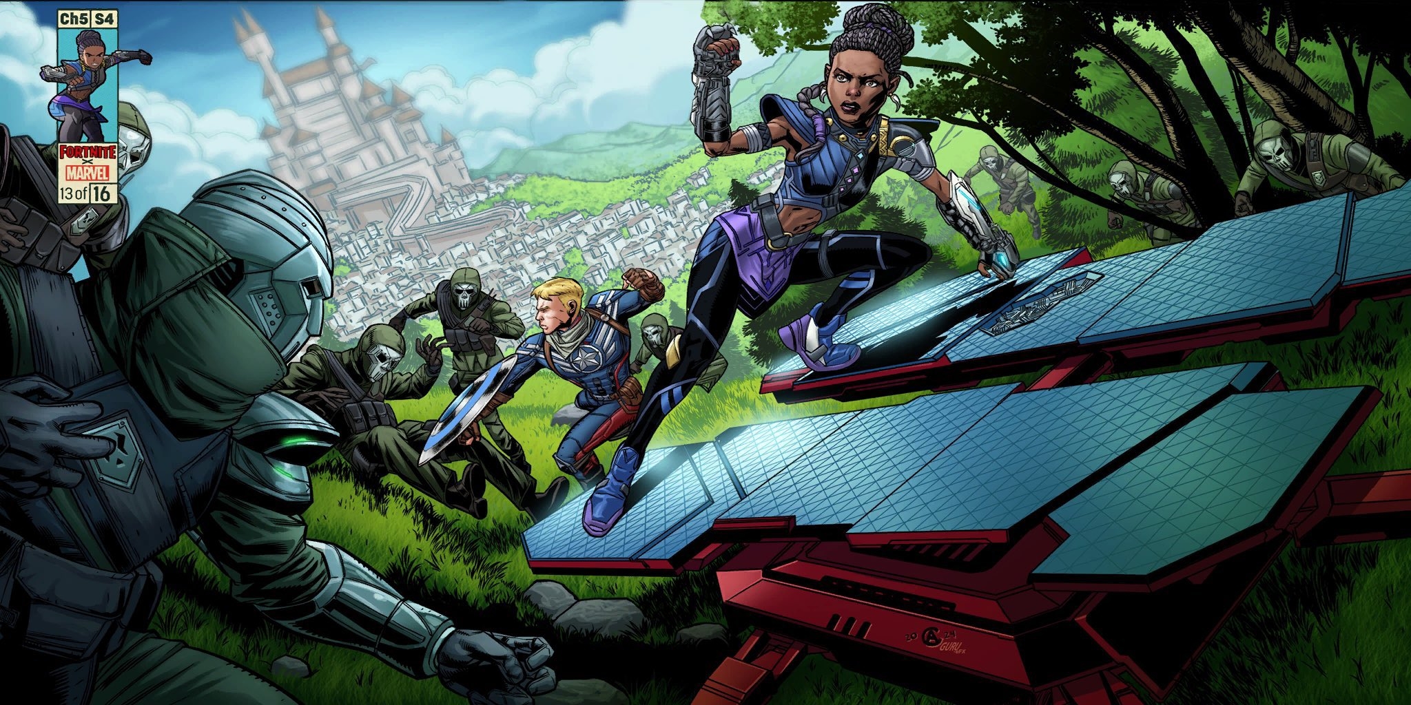 2050x1030 Shuri Fortnite wallpaper, Desktop