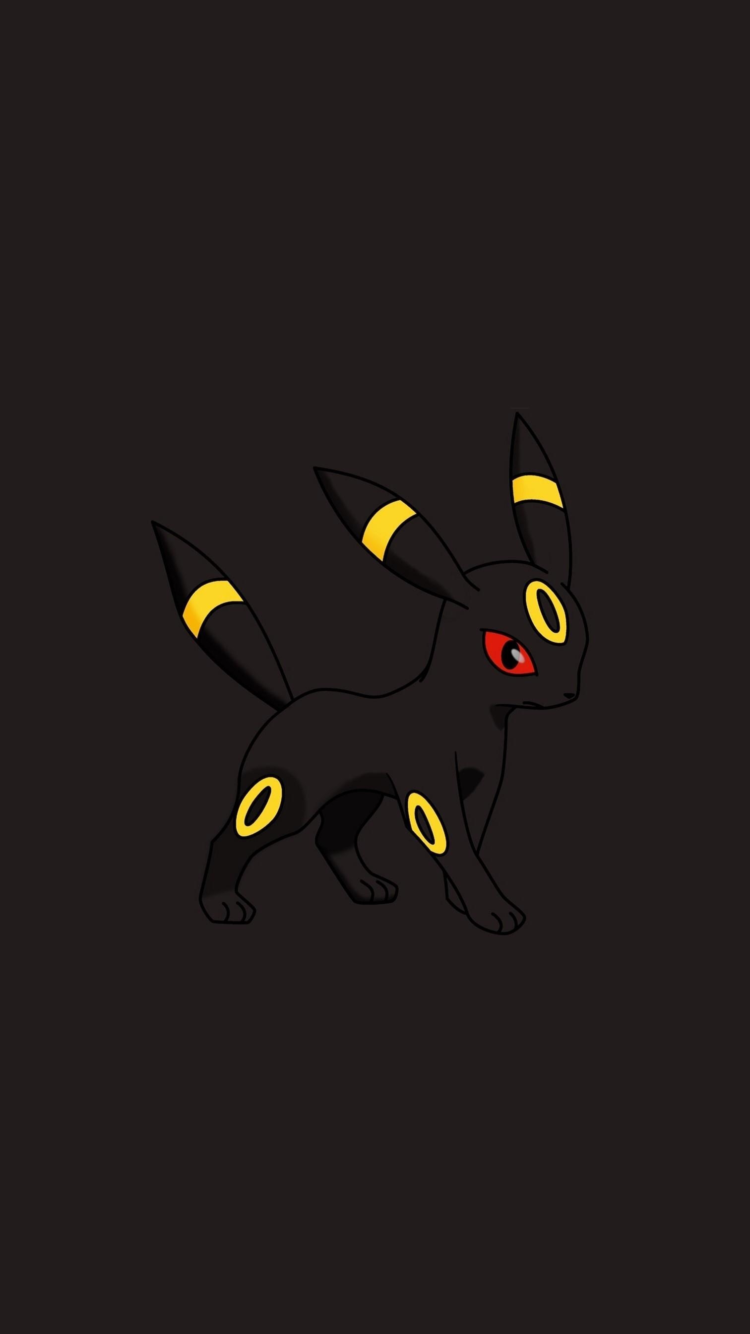 1520x2690 Umbreon Pokemon HD Wallpaper for Android, Phone