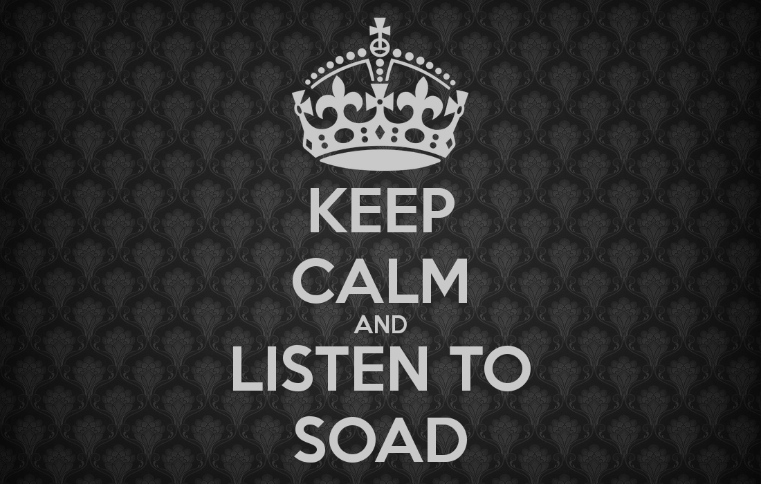 1100x700 KEEP CALM AND LISTEN TO SOAD CALM AND CARRY ON Image Generator, Desktop