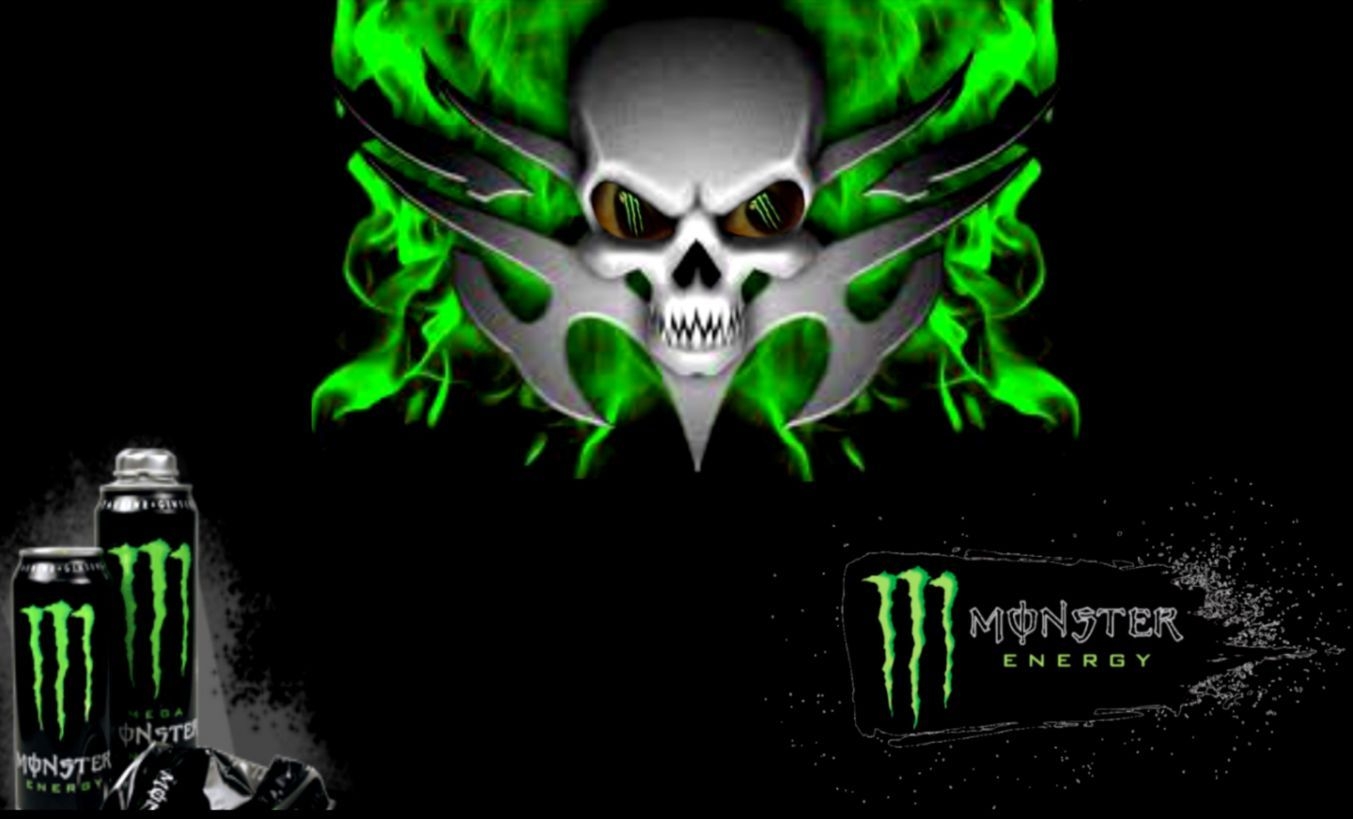 1360x820 Monster Logo Wallpaper, Desktop